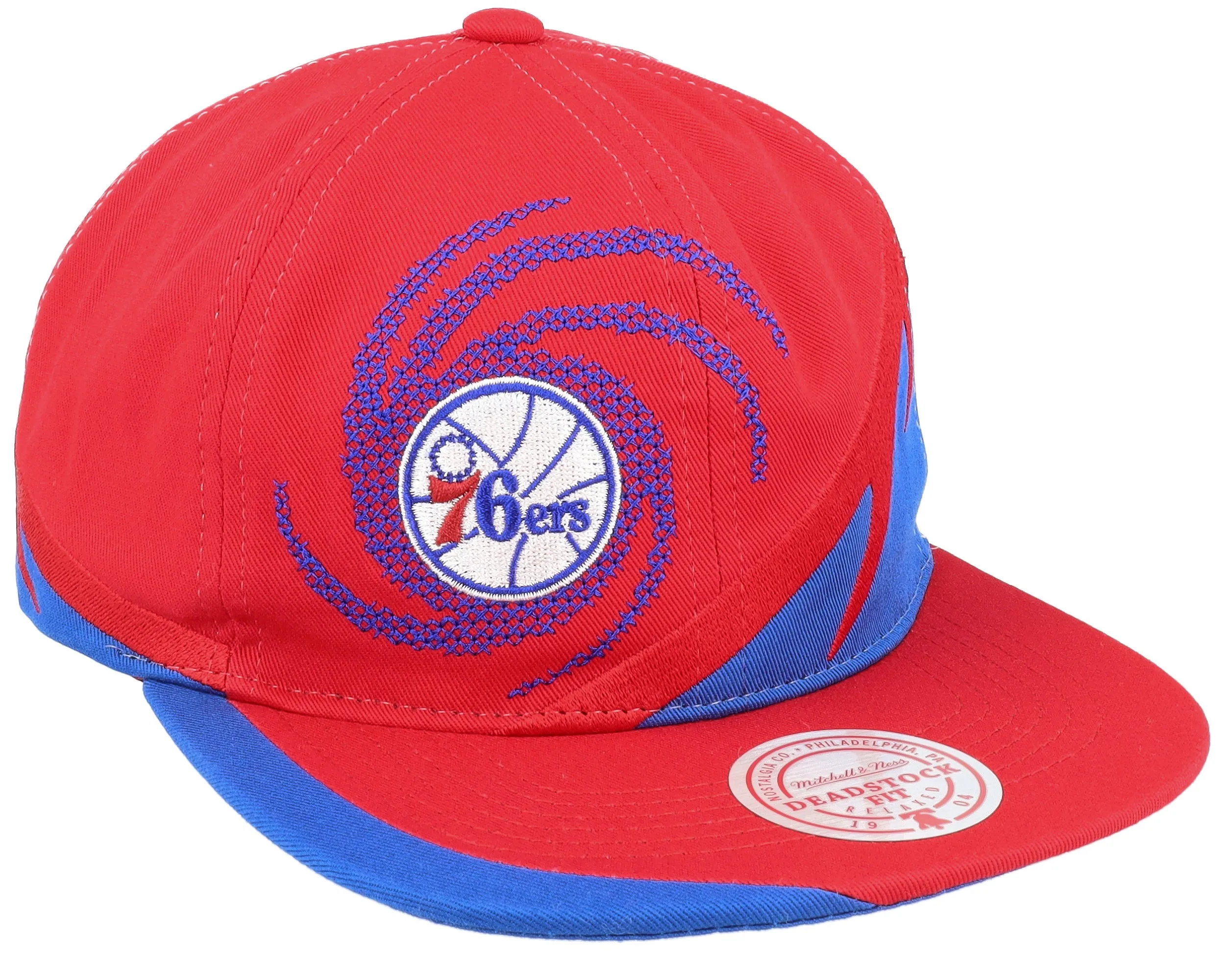 Mitchell & Ness Men's NBA Spiral Deadstock Snapback Hwc 76Ers Snapback Caps sold by Zulily