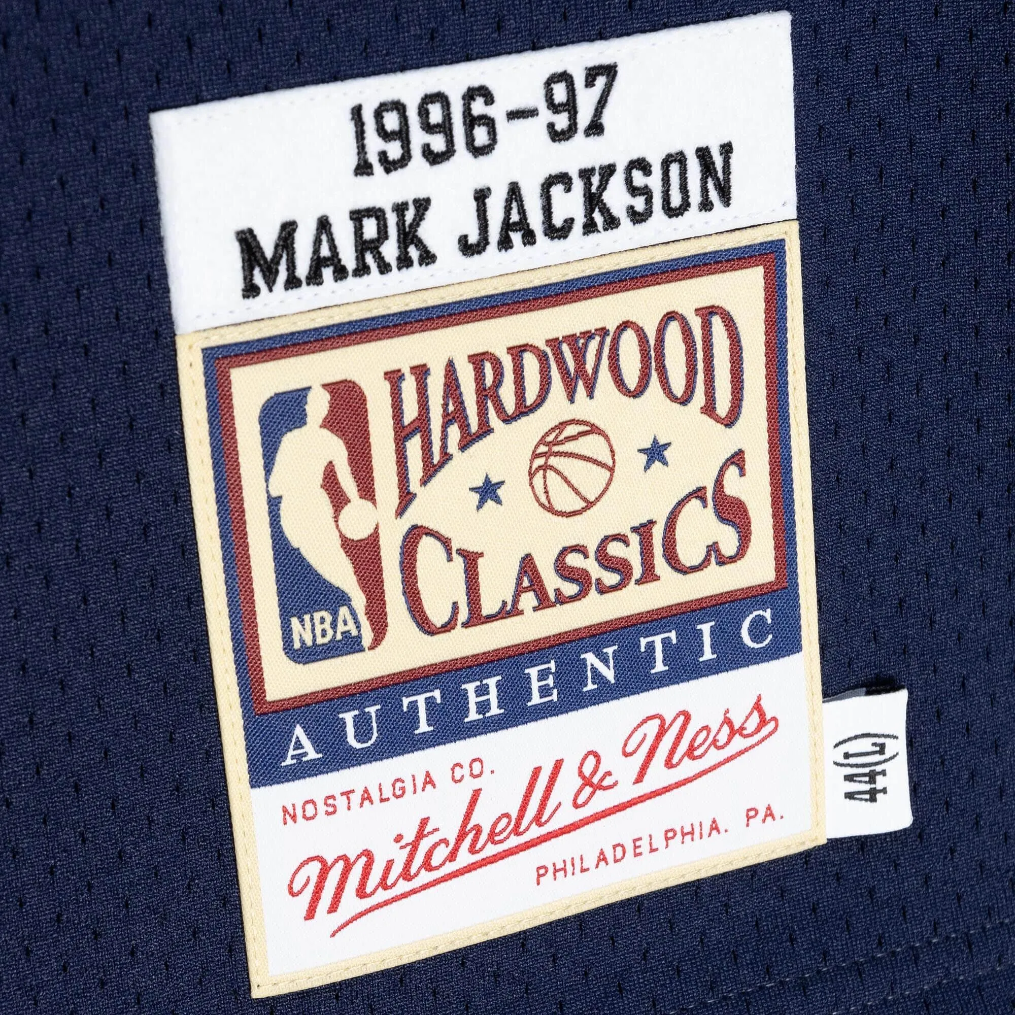 Mitchell & Ness NBA Authentic Jersey Indiana Pacers 96 Mark Jackson Jerseys sold by Zulily product image thumbnail 4