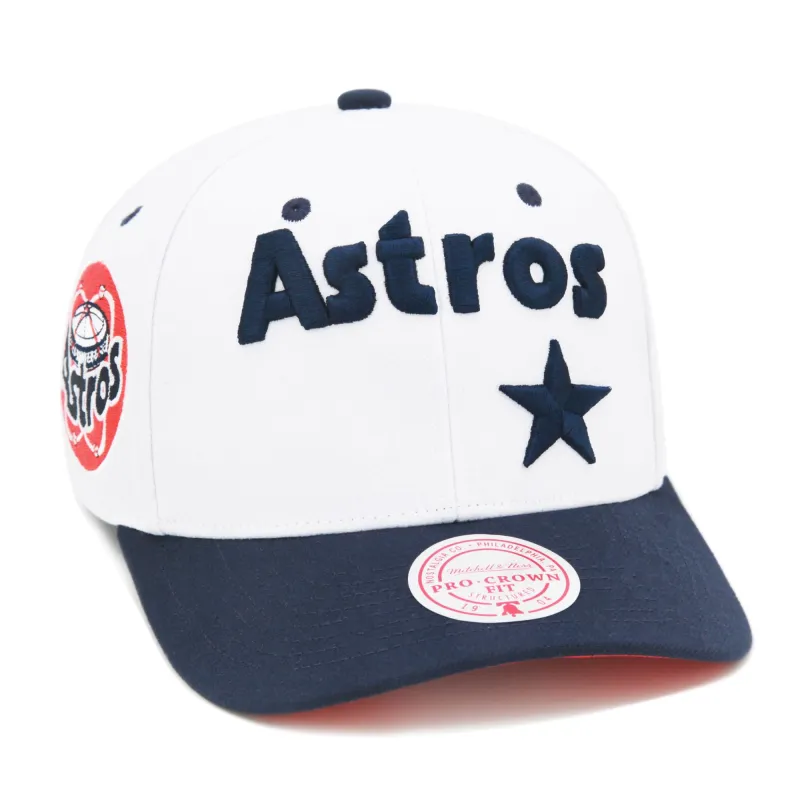Mitchell & Ness Men's MLB Evergreen Pro Snapback Coop Astros Snapback Caps sold by Zulily