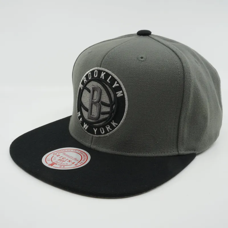 Mitchell & Ness Men's NBA Storm Front Snapback Nets Snapback Caps made by Mitchell & Ness