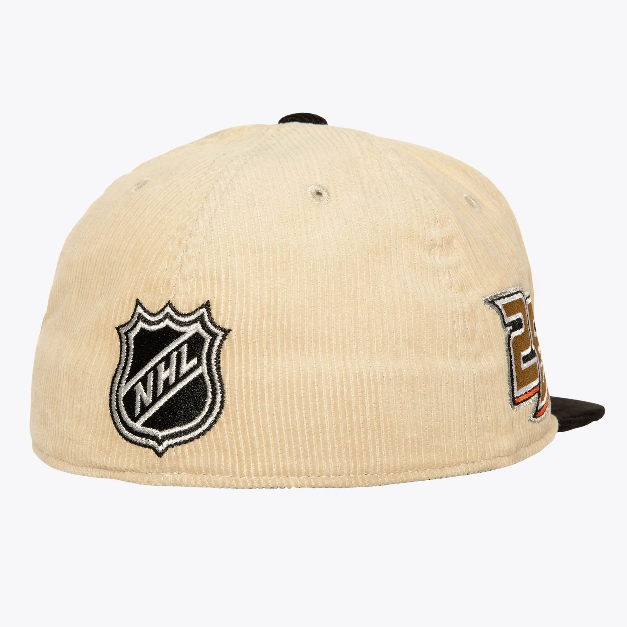 Mitchell & Ness Men's NHL 2 Tone Team Cord Fitted Ducks Fitted Caps sold by Zulily product image thumbnail 2