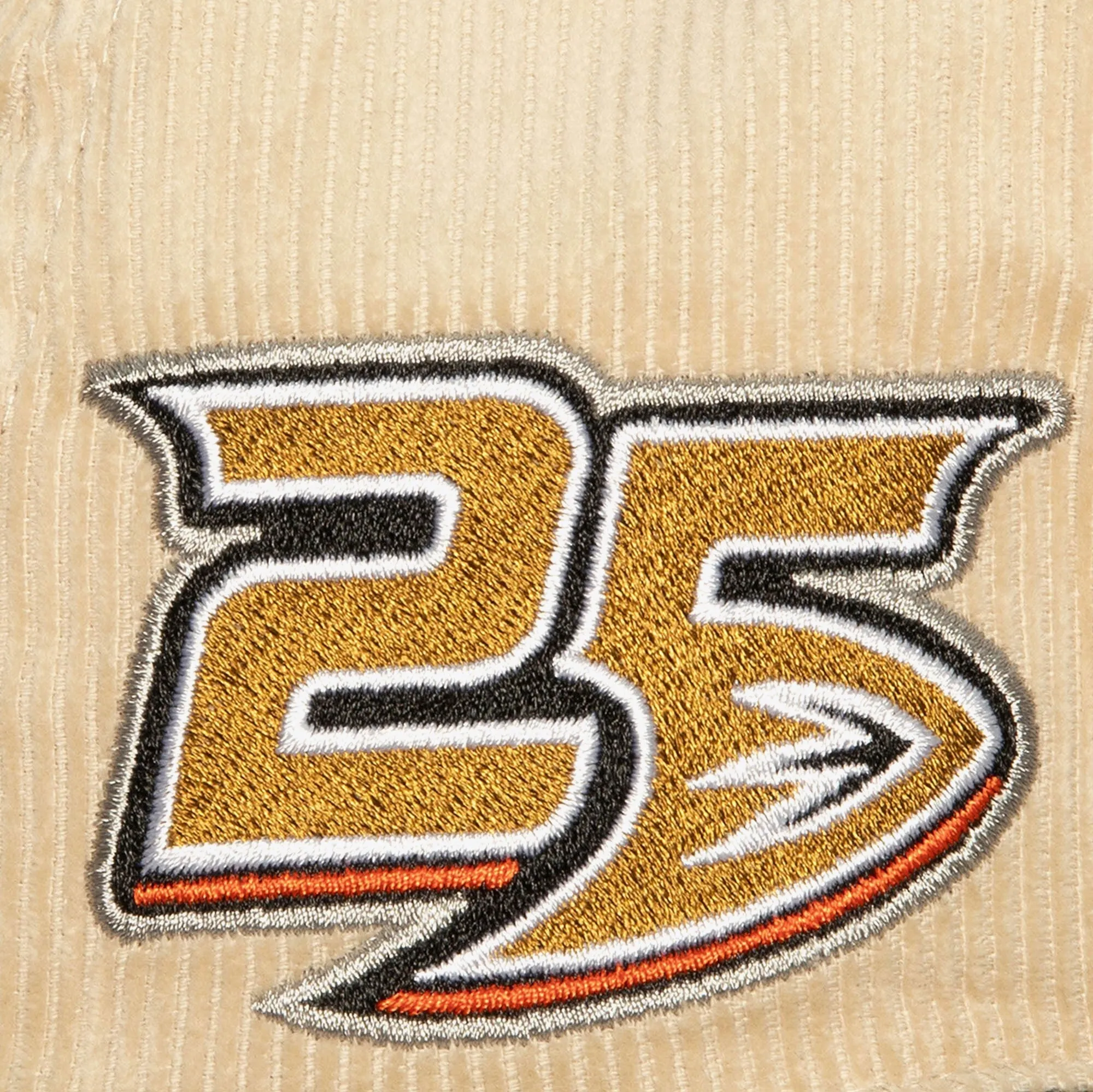Mitchell & Ness Men's NHL 2 Tone Team Cord Fitted Ducks Fitted Caps sold by Zulily product image thumbnail 3