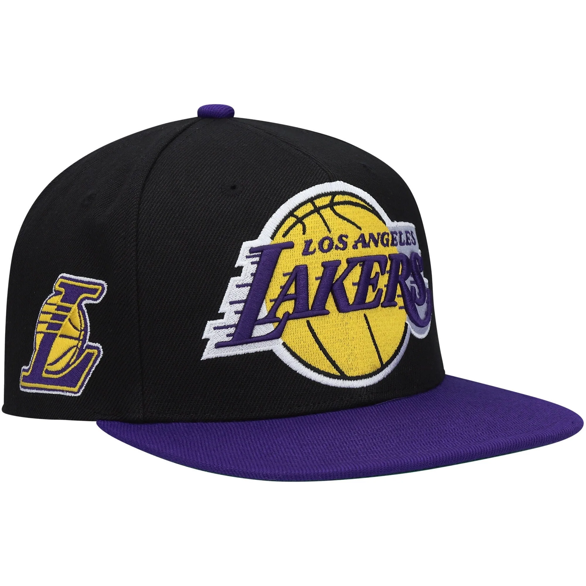 Mitchell & Ness Men's NBA Xl Wordmark Snapback Lakers Snapback Caps sold by Zulily product image thumbnail 3