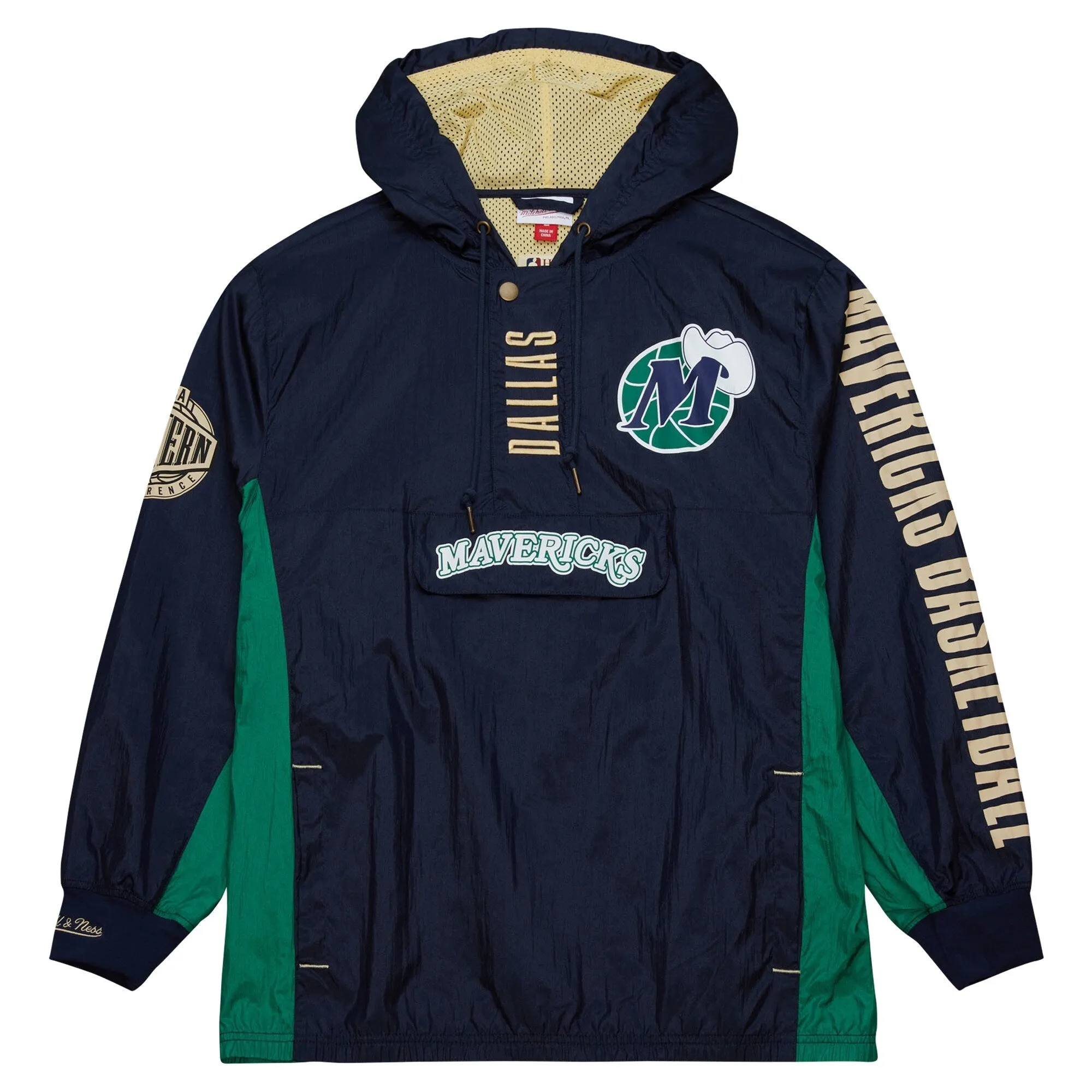 Mitchell & Ness Men's NBA Team Og 2.0 Anorak Windbreaker Vintage Logo Mavericks Windbreakers sold by Zulily
