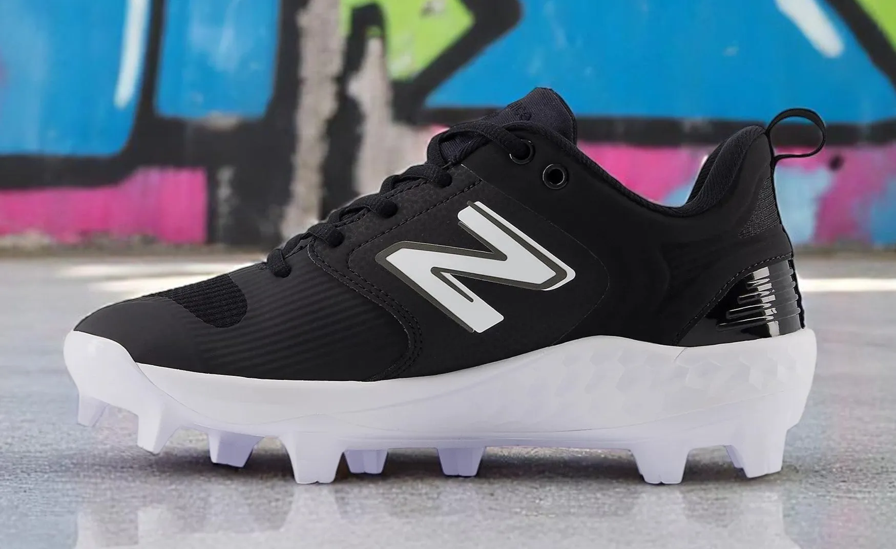 New Balance Women's Fresh Foam X Velo V3'Black White' Sneakers sold by Zulily product image thumbnail 3