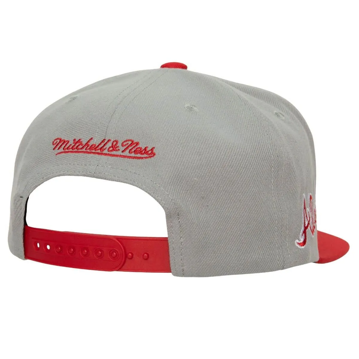 Mitchell & Ness Men's MLB Atlanta Braves Away Snapback Coop sold by Zulily product image thumbnail 2
