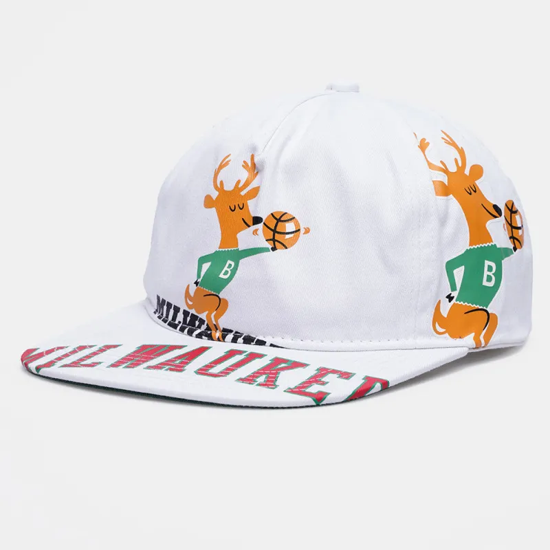 Mitchell & Ness Men's NBA In Your Face Deadstock Hwc Bucks Ball Caps made by Mitchell & Ness