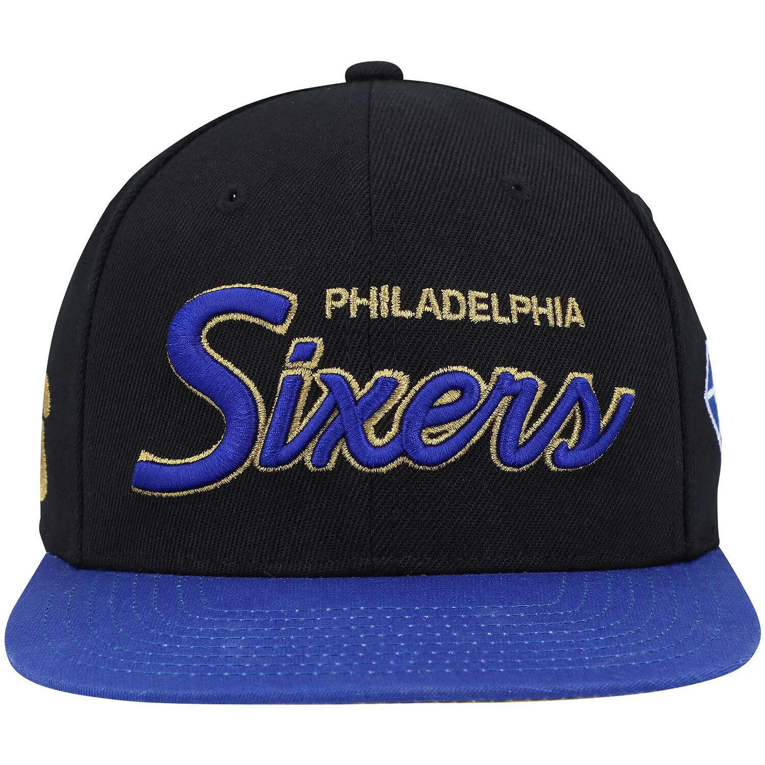 Mitchell & Ness Men's NBA 75Th Gold Snapback 76Ers Snapback Caps sold by Zulily product image thumbnail 2