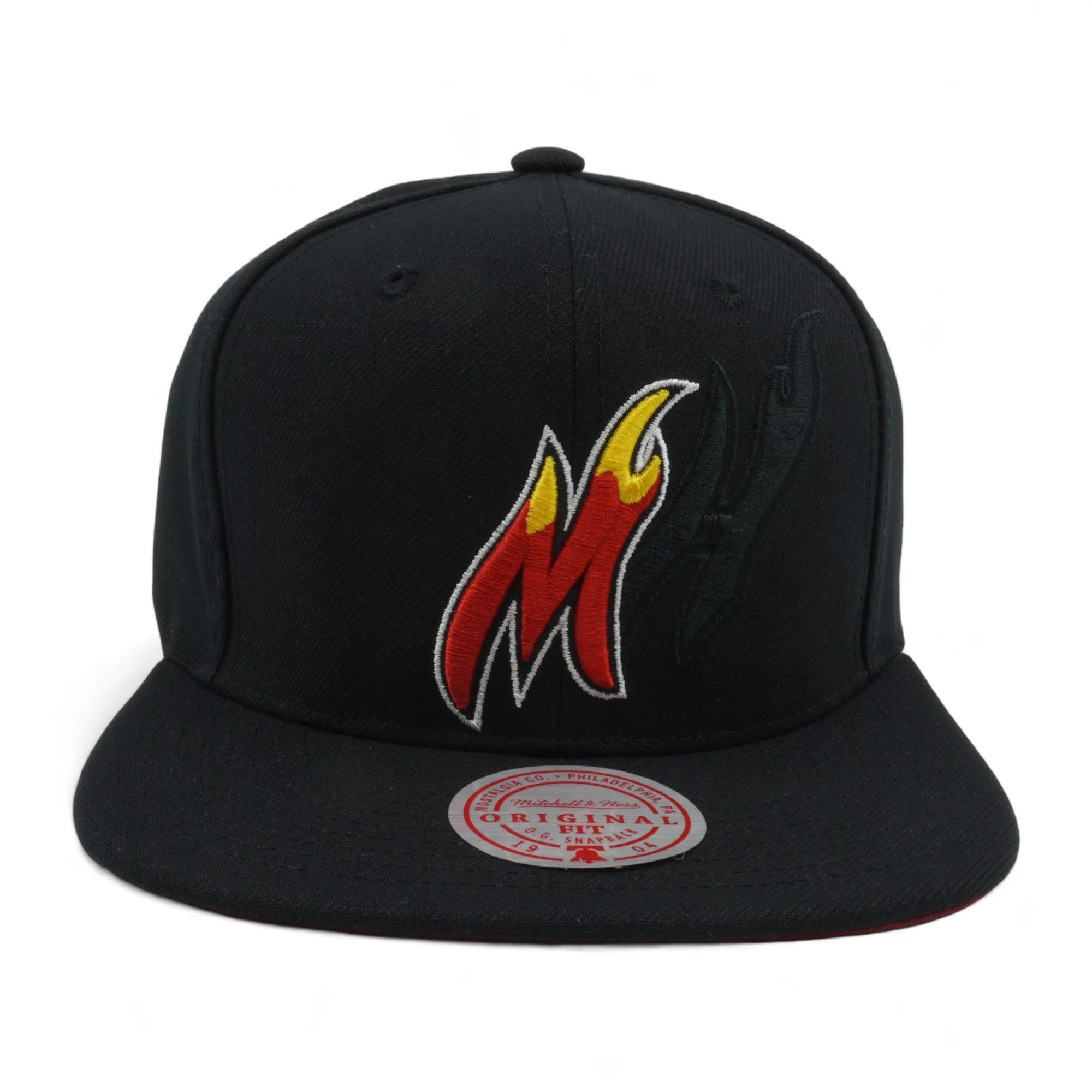 Mitchell & Ness Men's NBA Xl Logo Pop Snapback Heat Snapback Caps sold by Zulily product image thumbnail 2