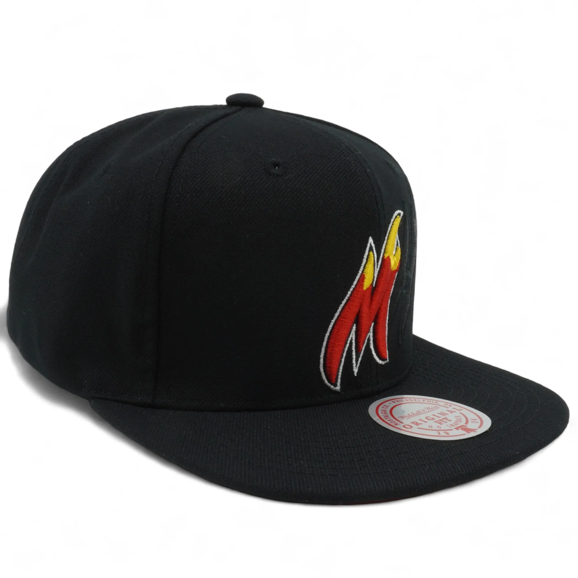 Mitchell & Ness Men's NBA Xl Logo Pop Snapback Heat Snapback Caps sold by Zulily product image thumbnail 3