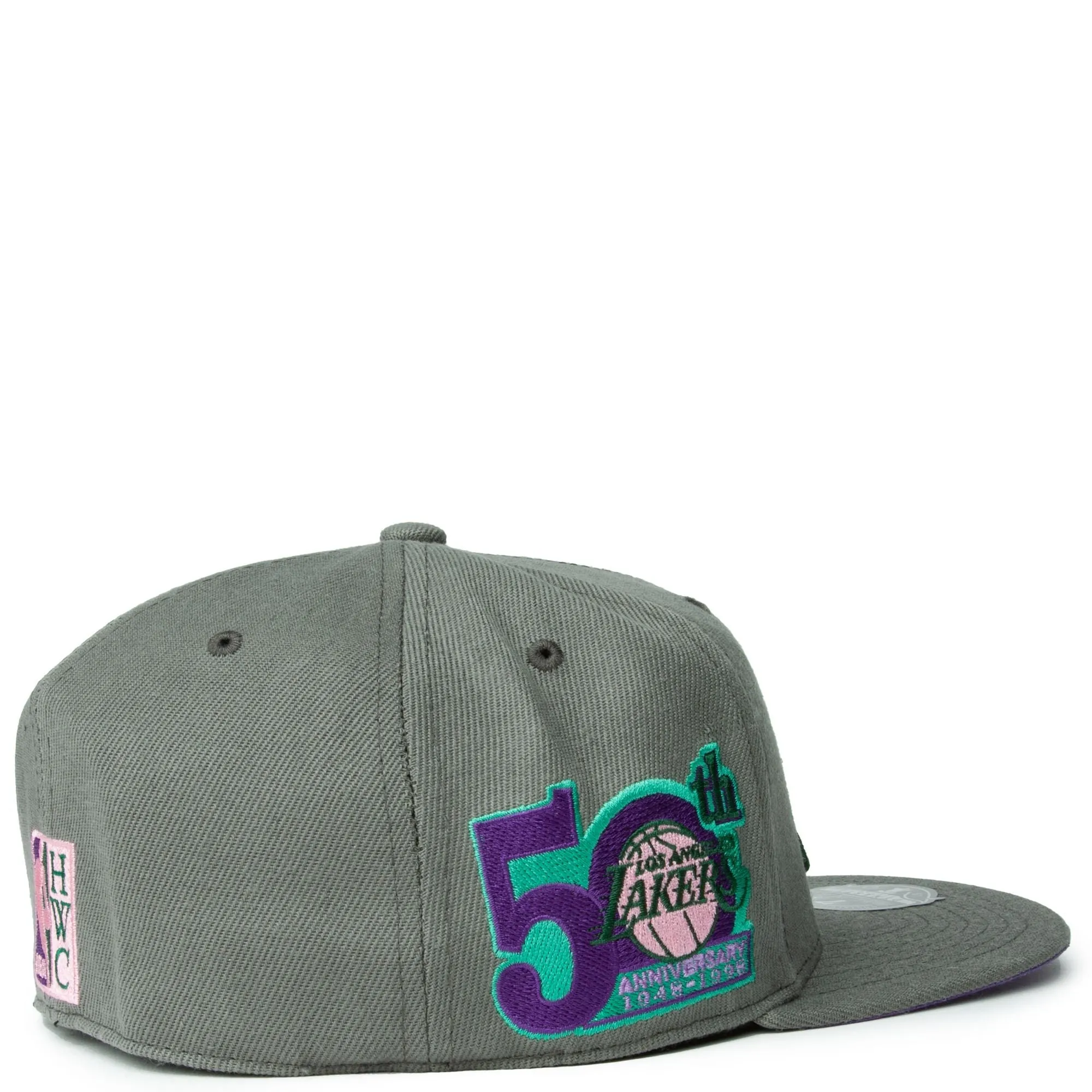 Mitchell & Ness Men's NBA From Dusk Fitted Hwc Lakers Fitted Caps sold by Zulily product image thumbnail 2