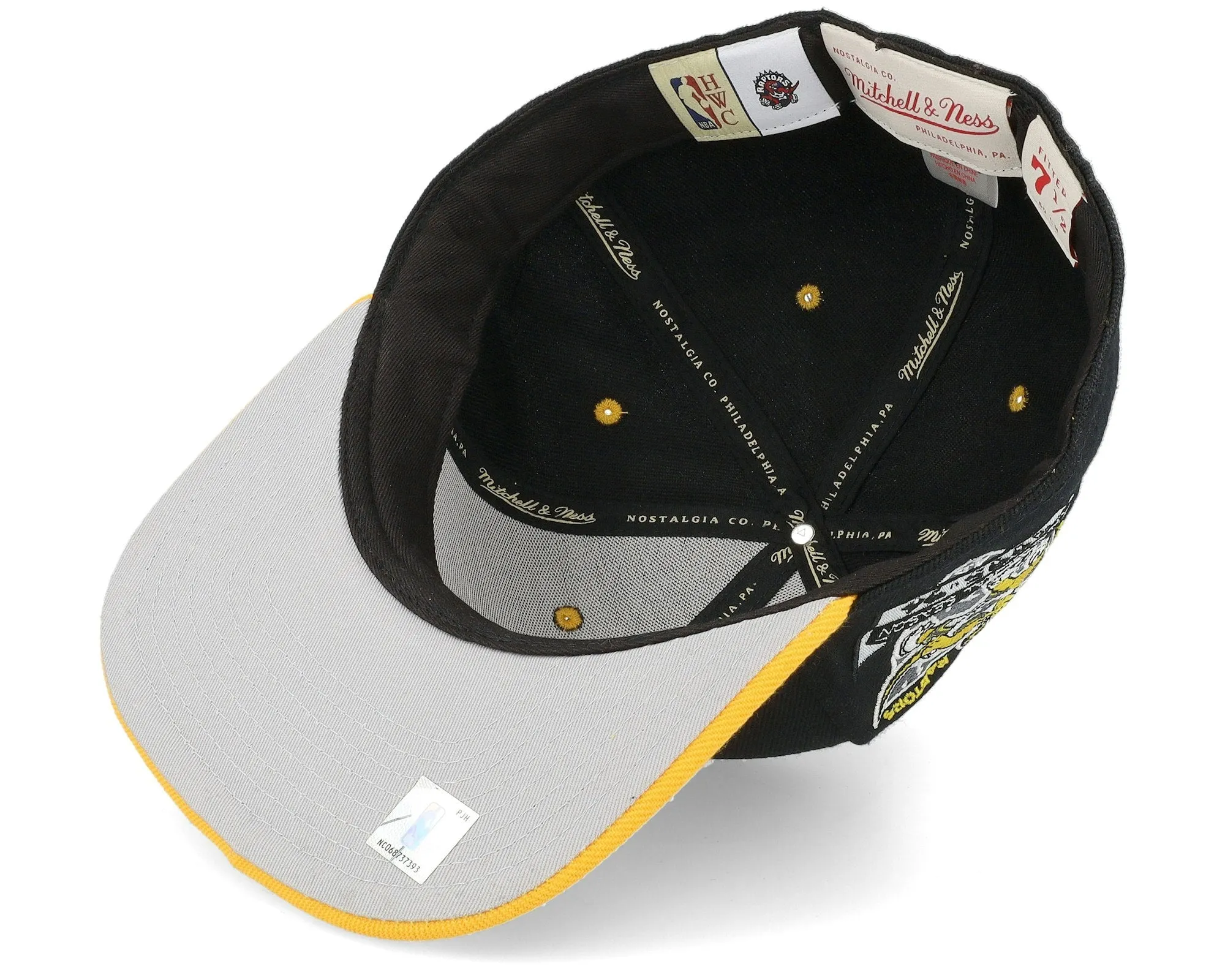 Mitchell & Ness Men's NBA Yellow Toe Fitted Hwc Raptors Fitted Caps sold by Zulily product image thumbnail 5