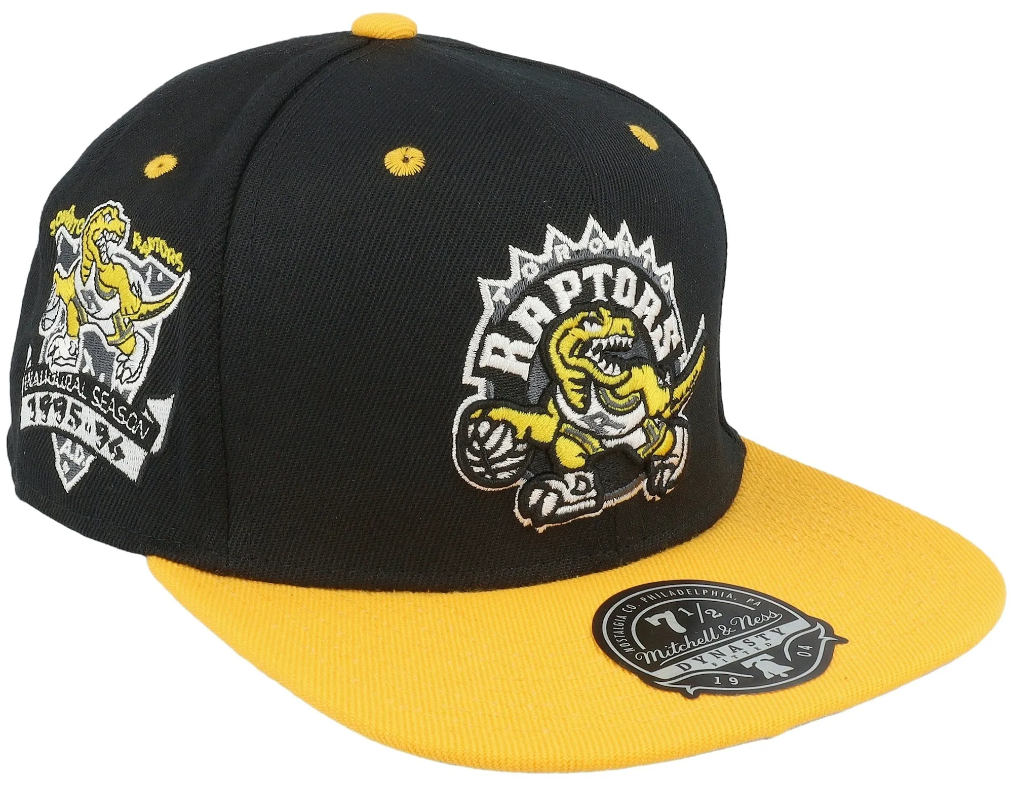 Mitchell & Ness Men's NBA Yellow Toe Fitted Hwc Raptors Fitted Caps sold by Zulily product image thumbnail 2