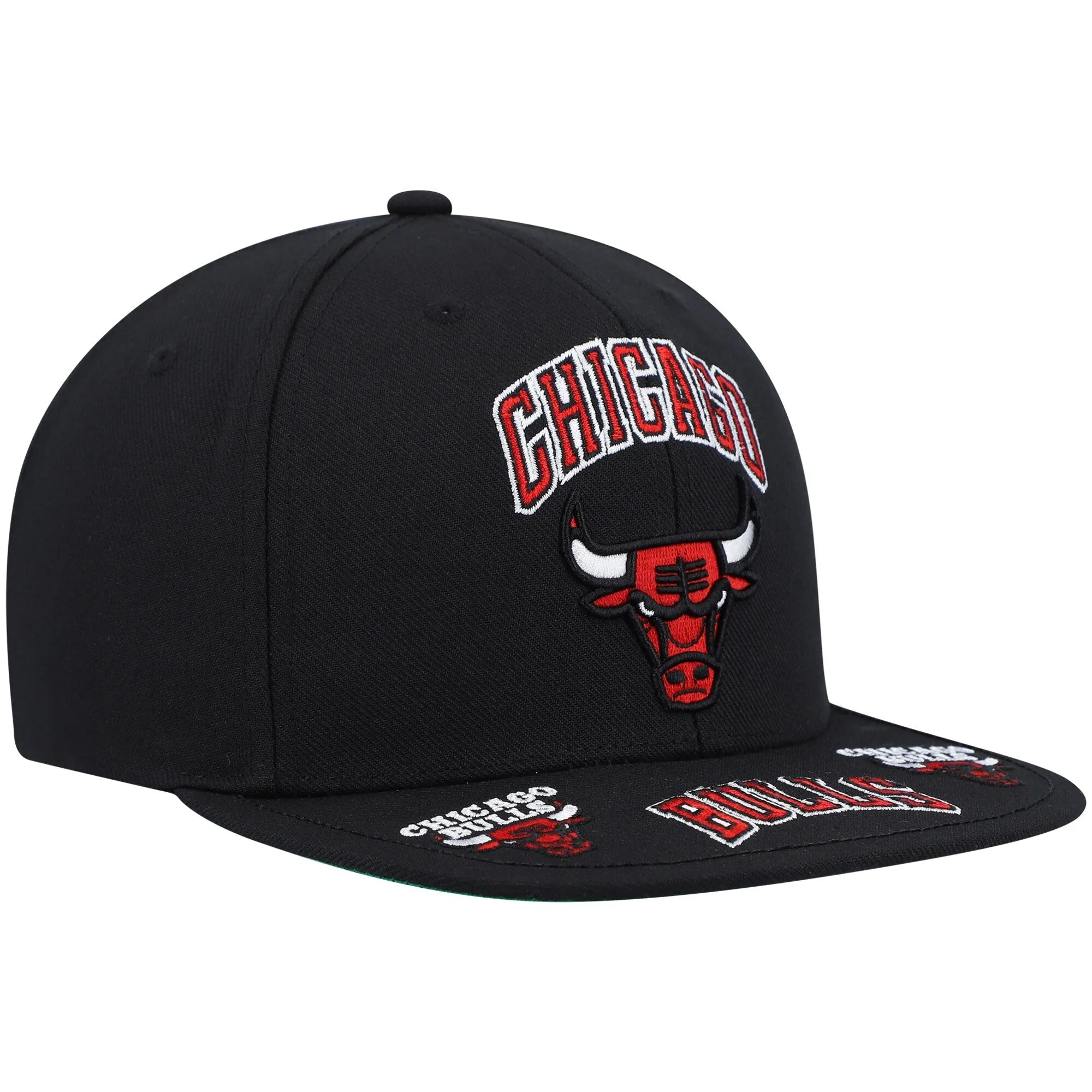 Mitchell & Ness Men's NBA Chicago Bulls Front Loaded Snapback sold by Zulily product image thumbnail 3