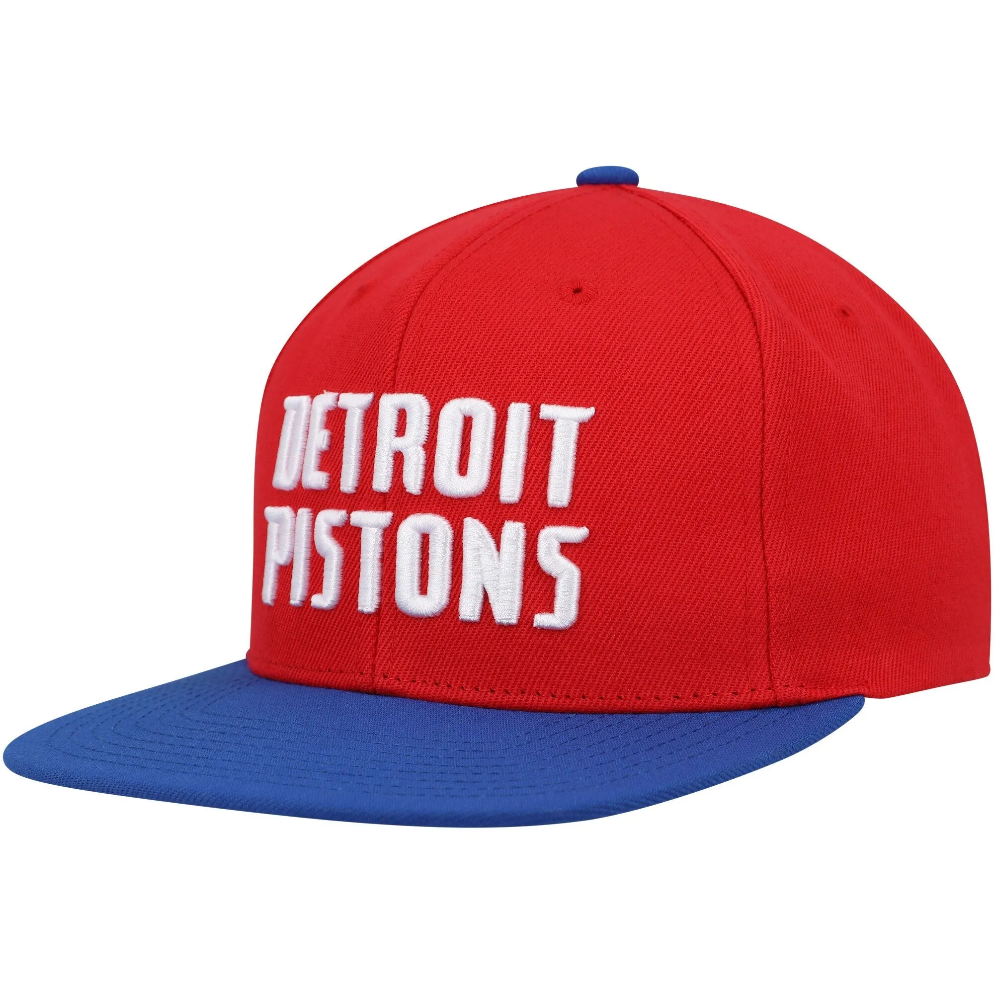Mitchell & Ness Men's NBA Core Basic Snapback Pistons Red-Royal sold by Zulily