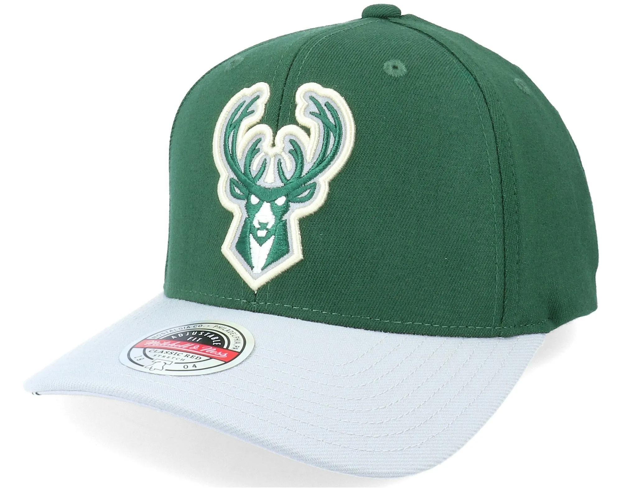 Mitchell & Ness Men's NBA Spot Lights Stretch Snapback Bucks Snapback Caps sold by Zulily