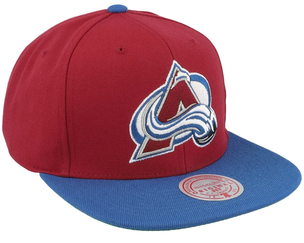 Mitchell & Ness Men's NHL Team 2 Tone 2.0 Snapback Avalanche Snapback Caps sold by Zulily