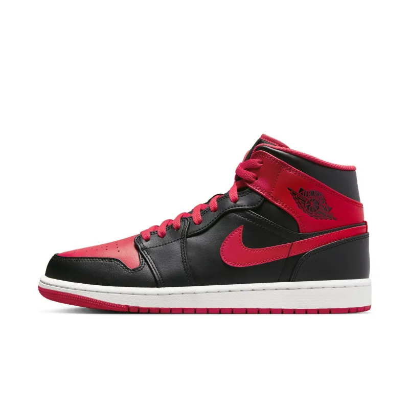 Air Jordan Men's Retro 1 Mid "Alternate Bred" Sneakers sold by Zulily