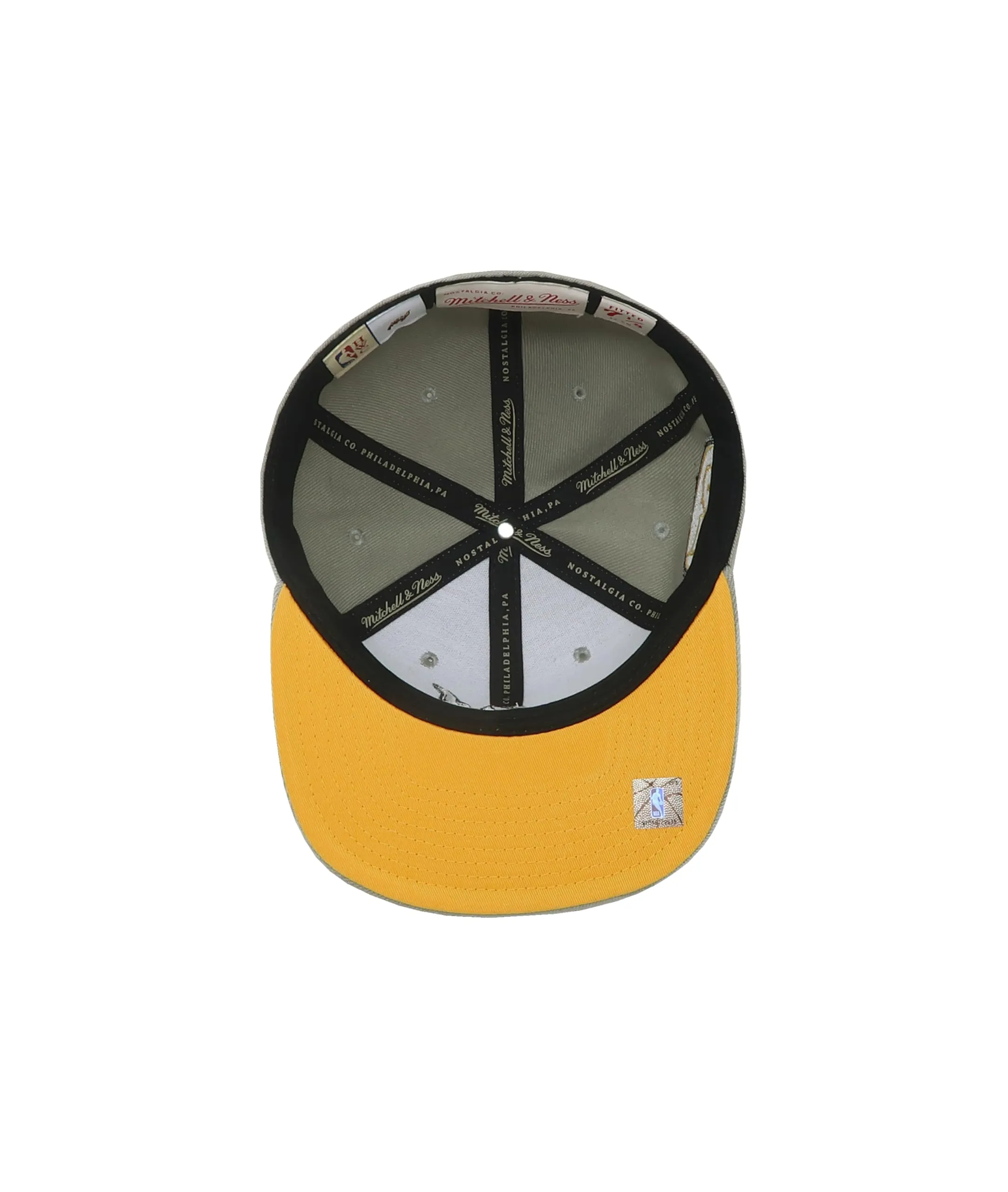 Mitchell & Ness Men's NBA Sunny Gray Fitted Hwc Heat Fitted Caps sold by Zulily product image thumbnail 5