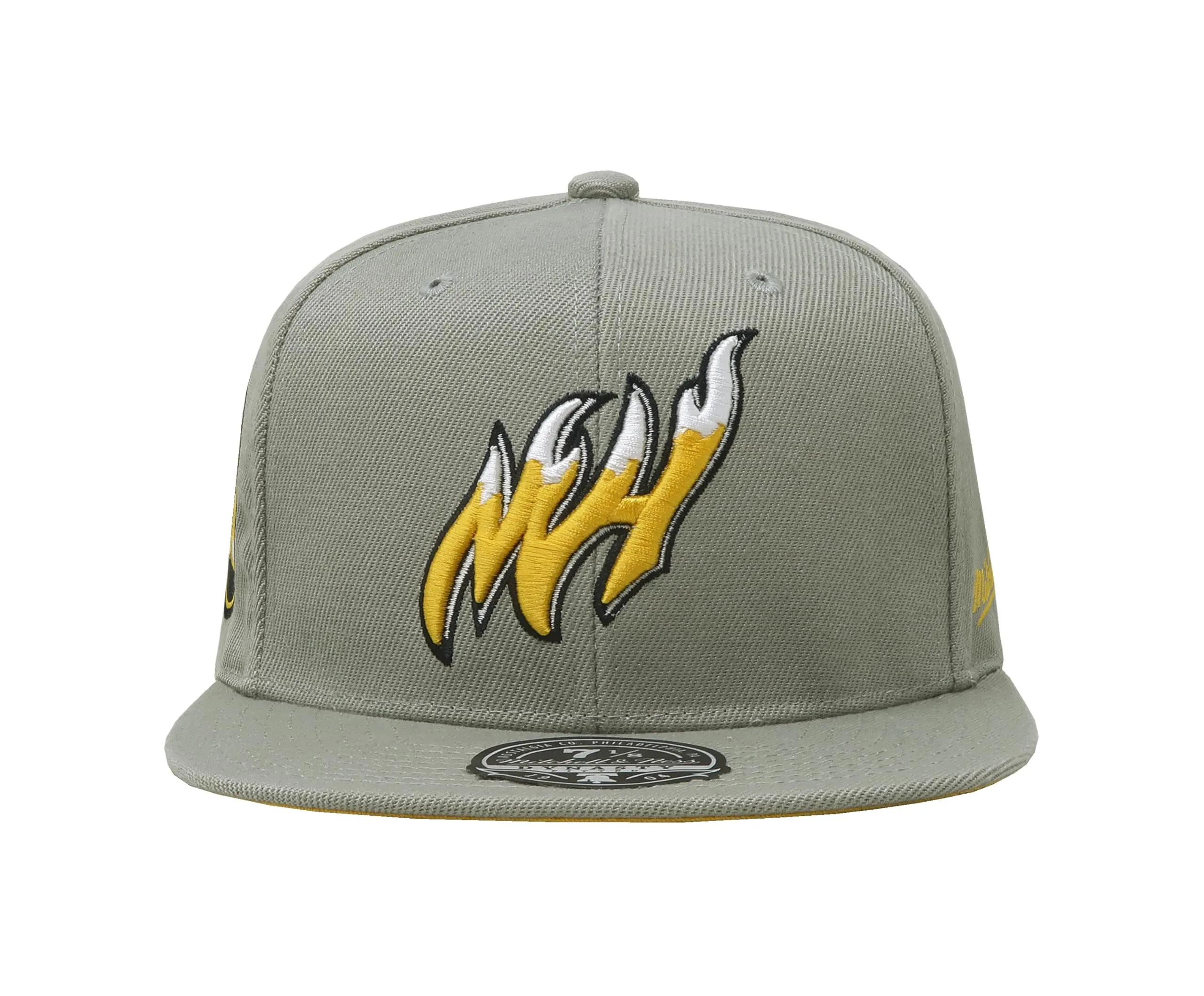 Mitchell & Ness Men's NBA Sunny Gray Fitted Hwc Heat Fitted Caps sold by Zulily product image thumbnail 2
