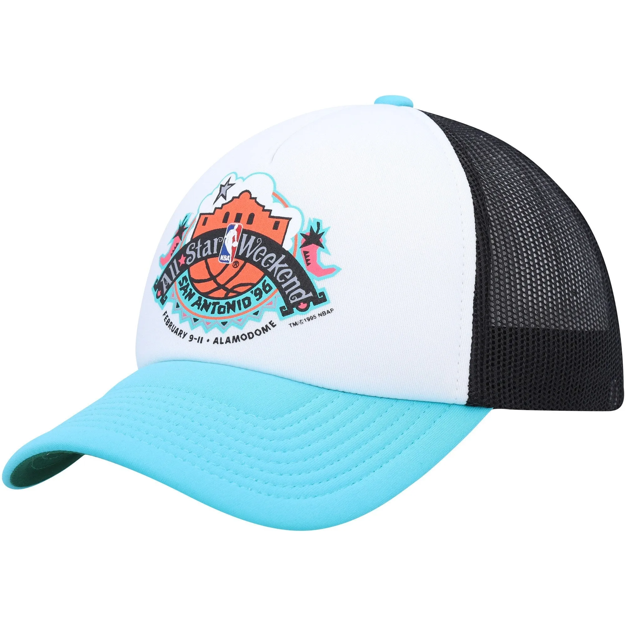 Mitchell & Ness Men's NBA Party Time Trucker Snapback Hwc Spurs Snapback Caps sold by Zulily