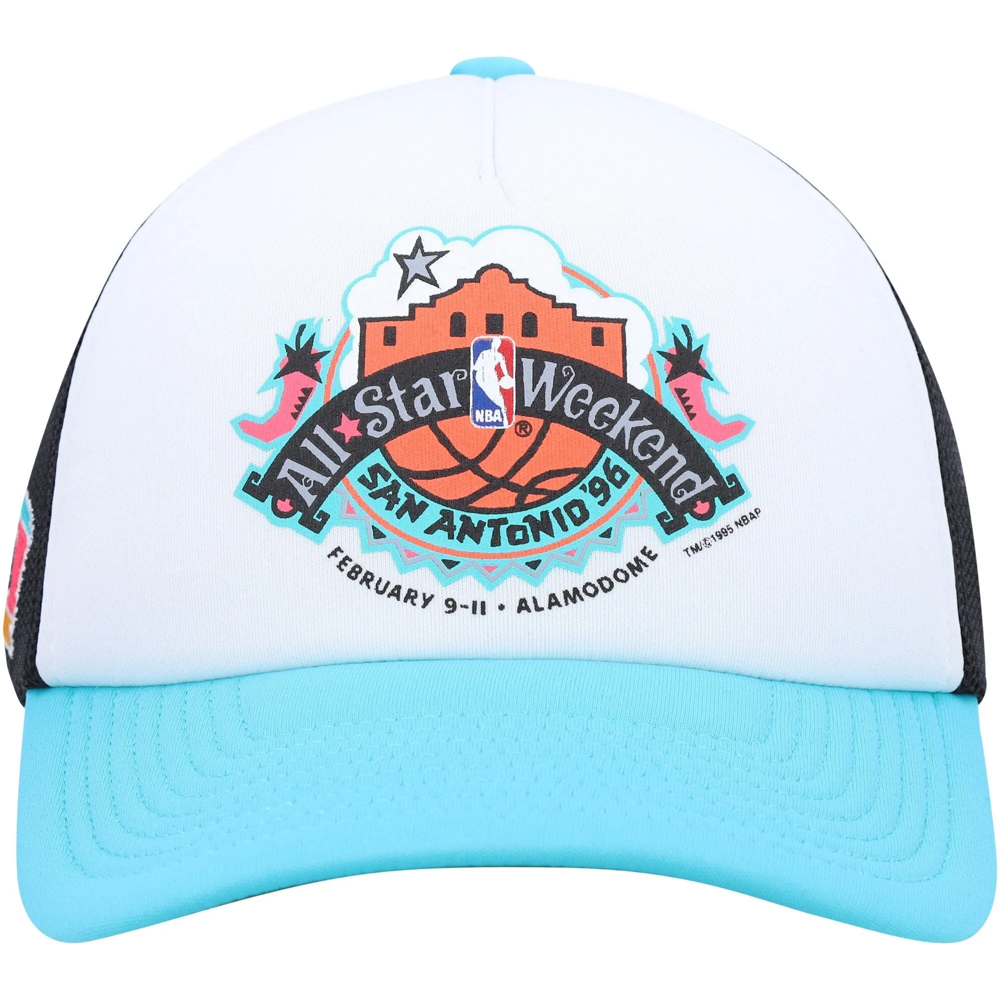 Mitchell & Ness Men's NBA Party Time Trucker Snapback Hwc Spurs Snapback Caps sold by Zulily product image thumbnail 2