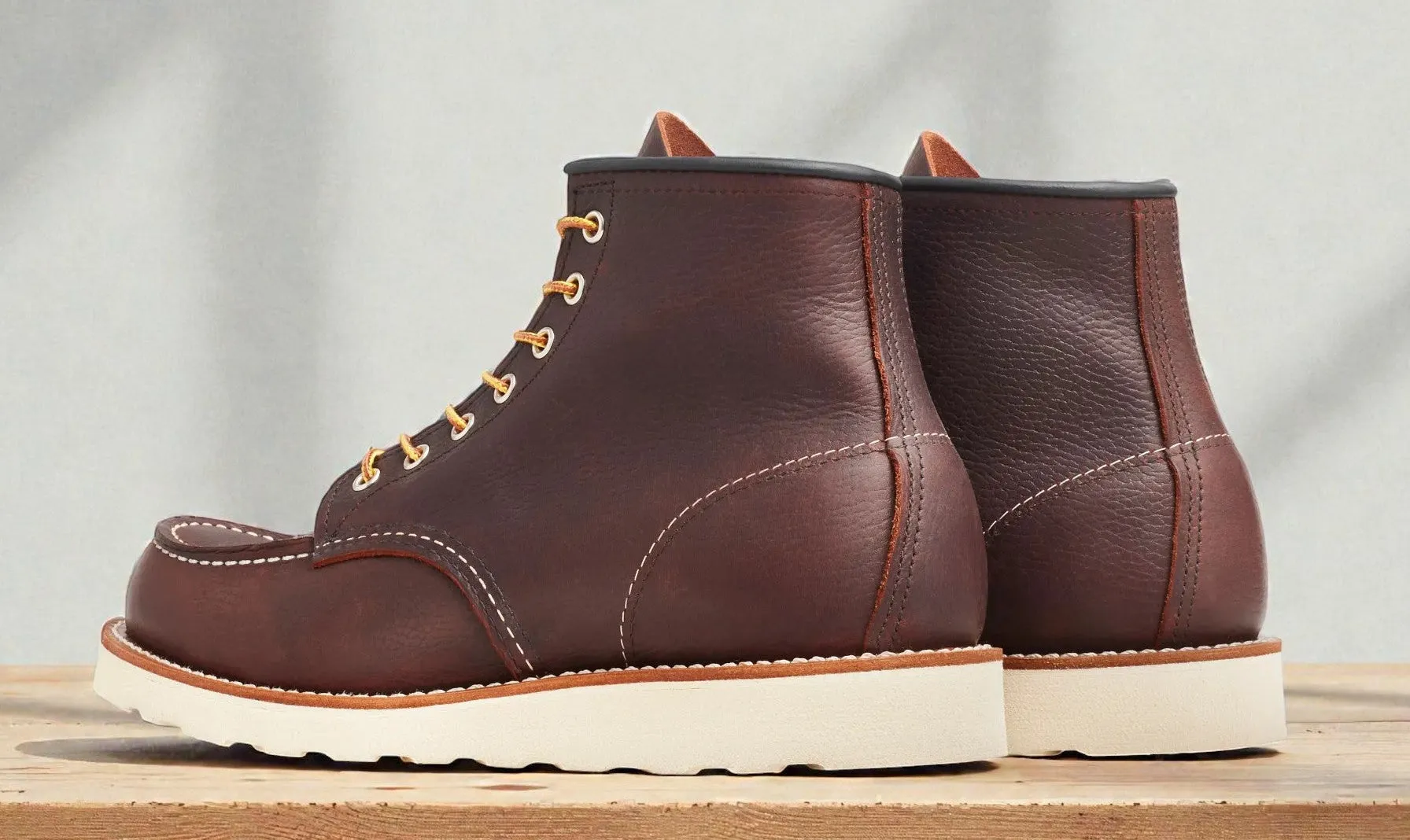 Red Wing Shoes Men's Red Wing Classic Moc Wide 2E Width Width) sold by Zulily product image thumbnail 3