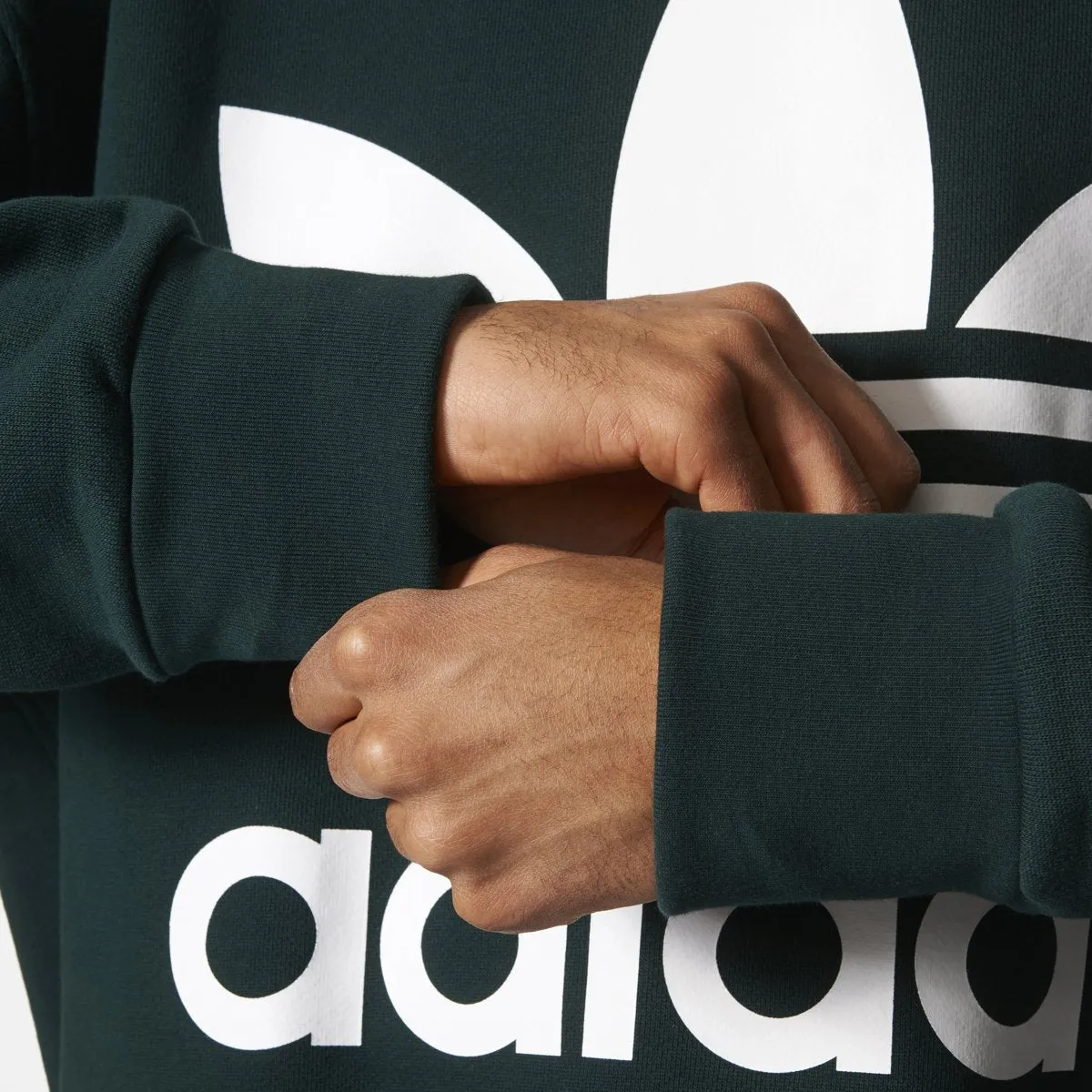 adidas Men's Adicolor Trefoil Crewneck sold by Zulily product image thumbnail 4