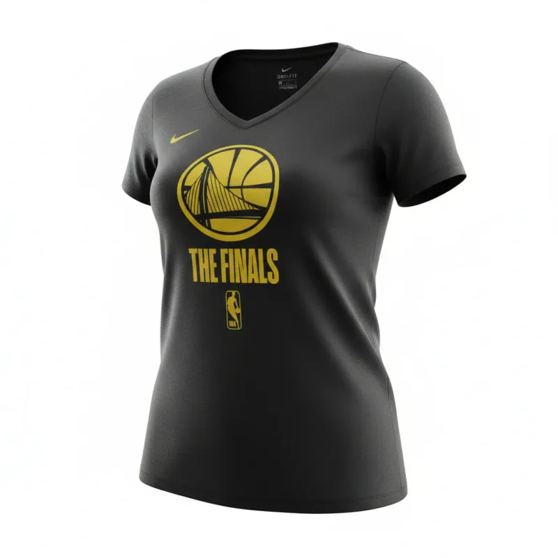 Nike Women's NBA Golden State Warriors The Finals Big Logo V-Neck Tee sold by Zulily