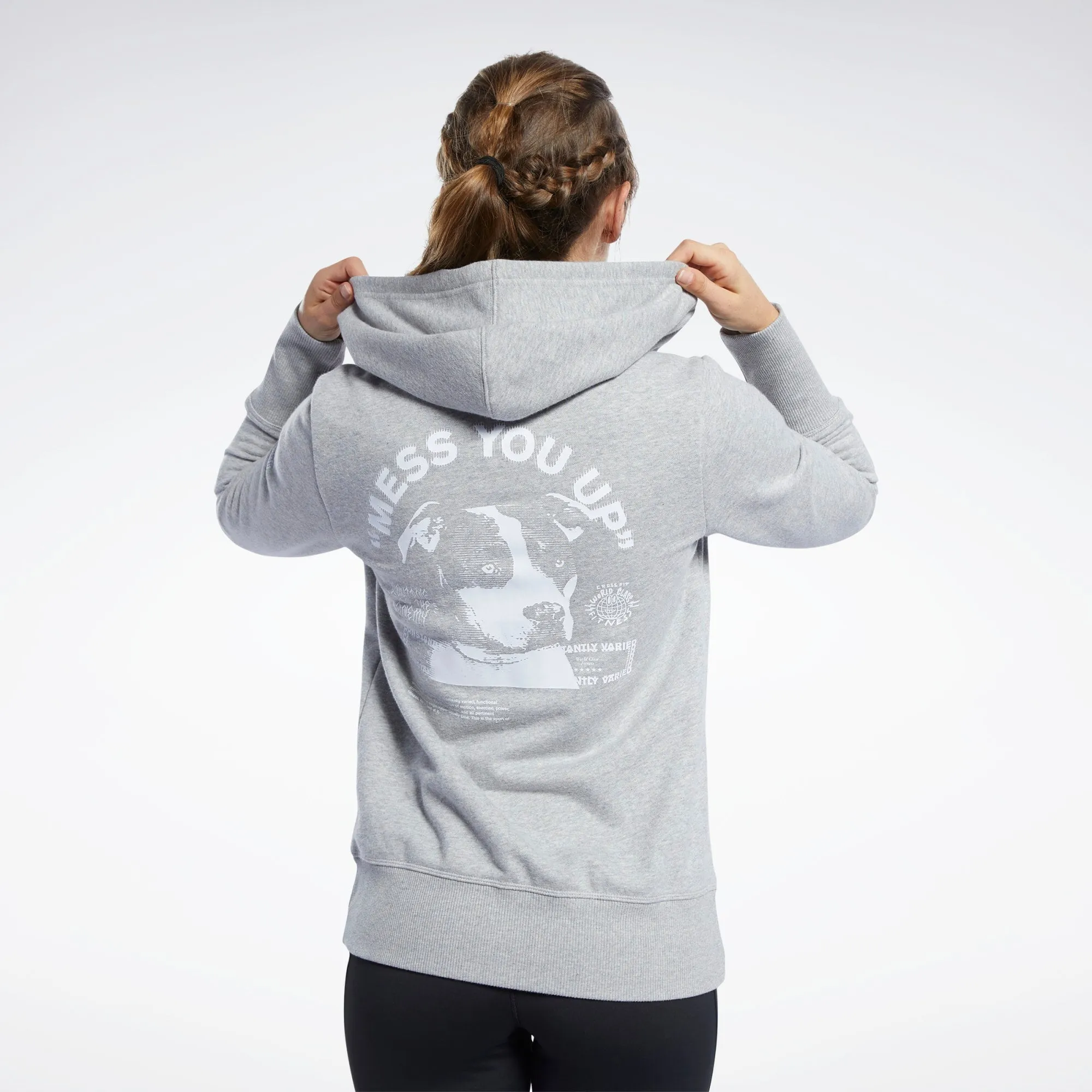 Reebok Women's Crossfit Full Zip Hoodie sold by Zulily product image thumbnail 2