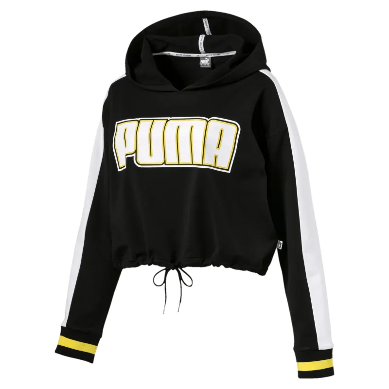 Puma Women's Rebel Reload Cropped Hoodie Sweaters made by Puma