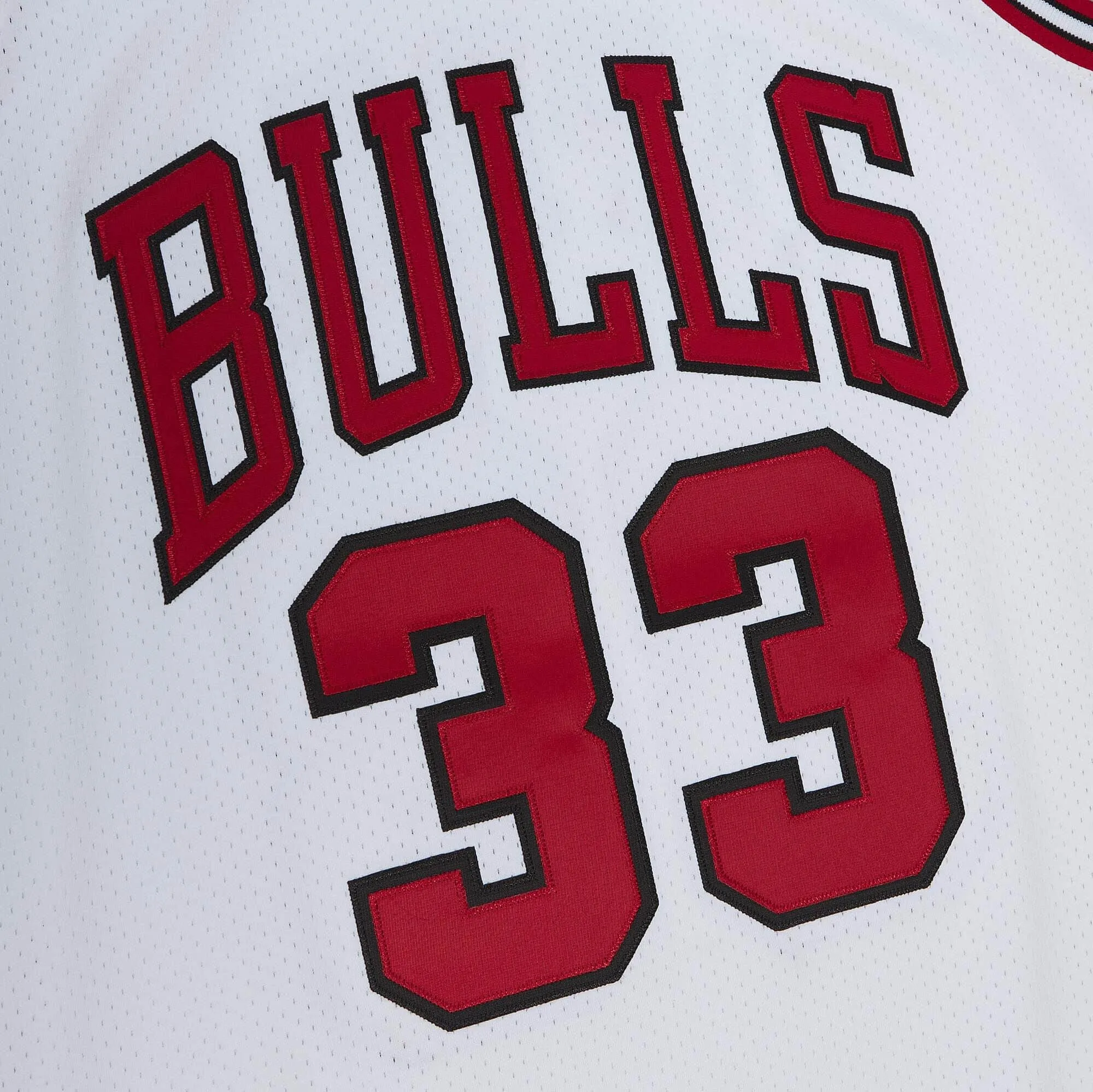 Mitchell & Ness NBA Home Finals Jersey Chicago Bulls 1997 Scottie Pippen sold by Zulily product image thumbnail 3