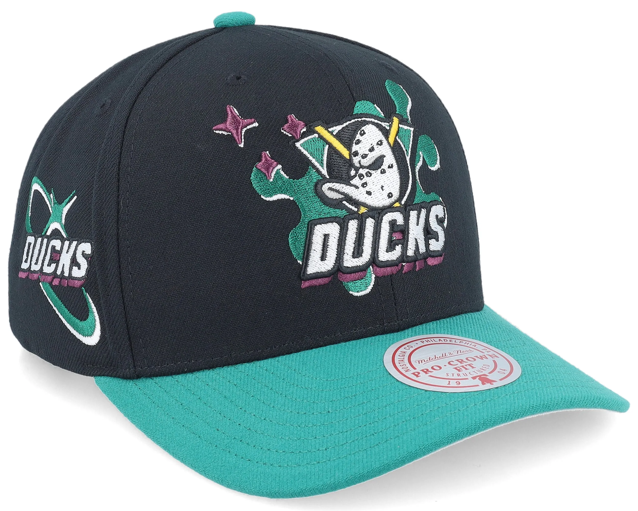 Mitchell & Ness Men's NHL Groove Drip Pro Snapback Vntg Ducks Snapback Caps sold by Zulily