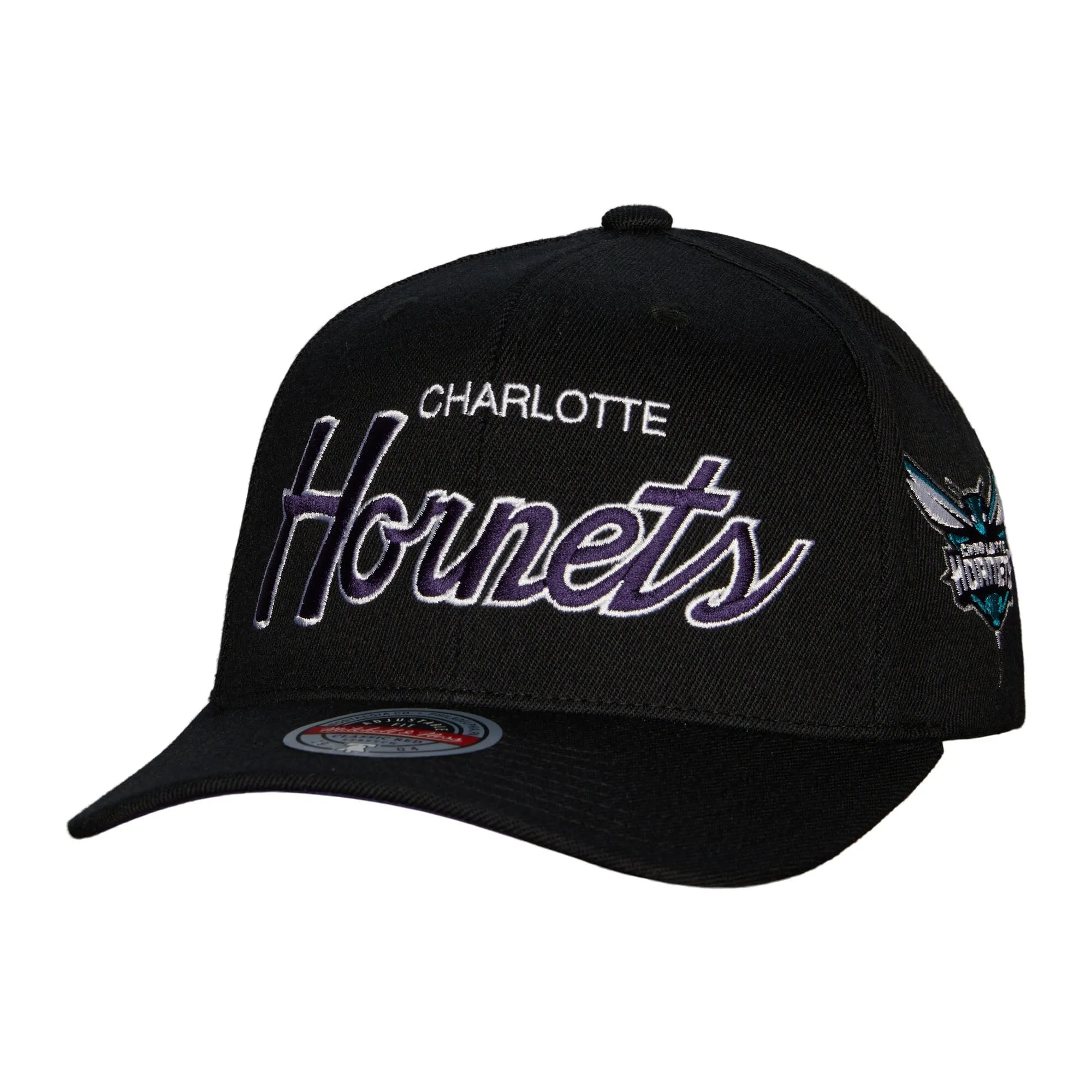 Mitchell & Ness Men's NBA Team Script 2.0 Stretch Snapback Hornets Black sold by Zulily