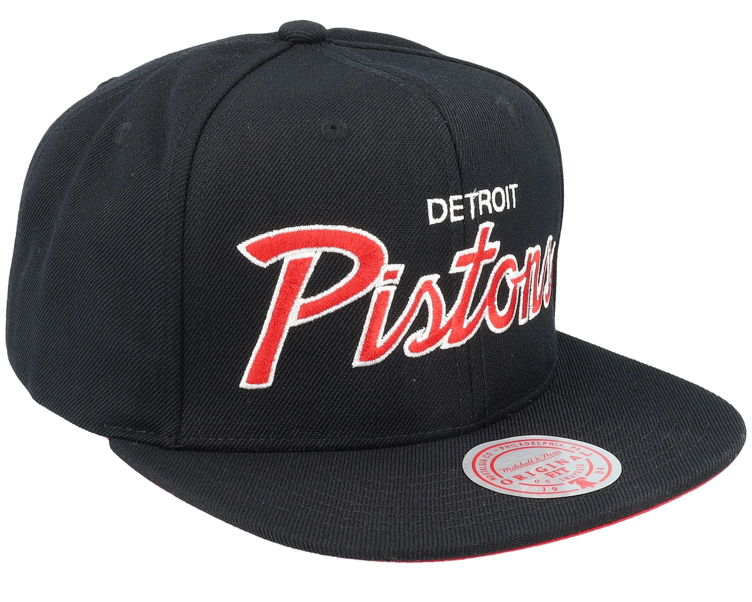 Mitchell & Ness Men's NBA Team Script 2.0 Snapback Pistons Snapback Caps sold by Zulily product image thumbnail 2