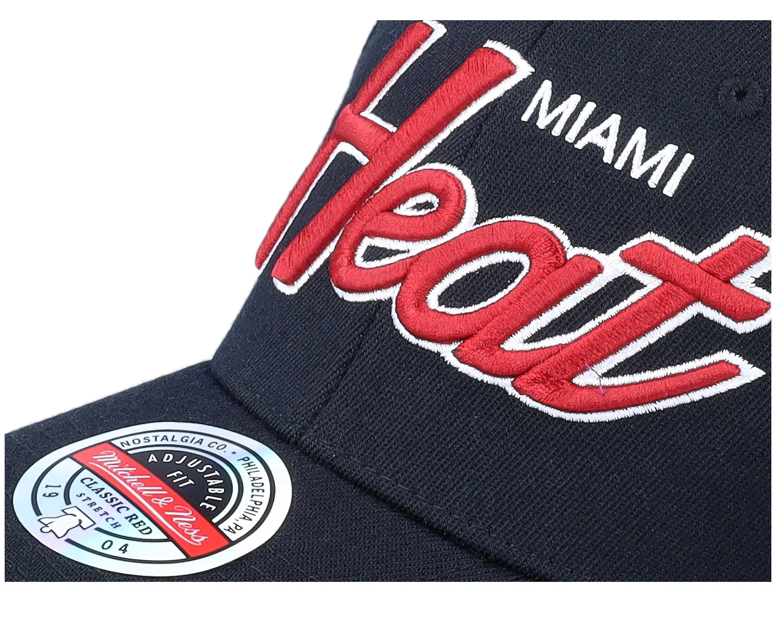 Mitchell & Ness Men's NBA Team Script 2.0 Stretch Snapback Heat Snapback Caps sold by Zulily product image thumbnail 5