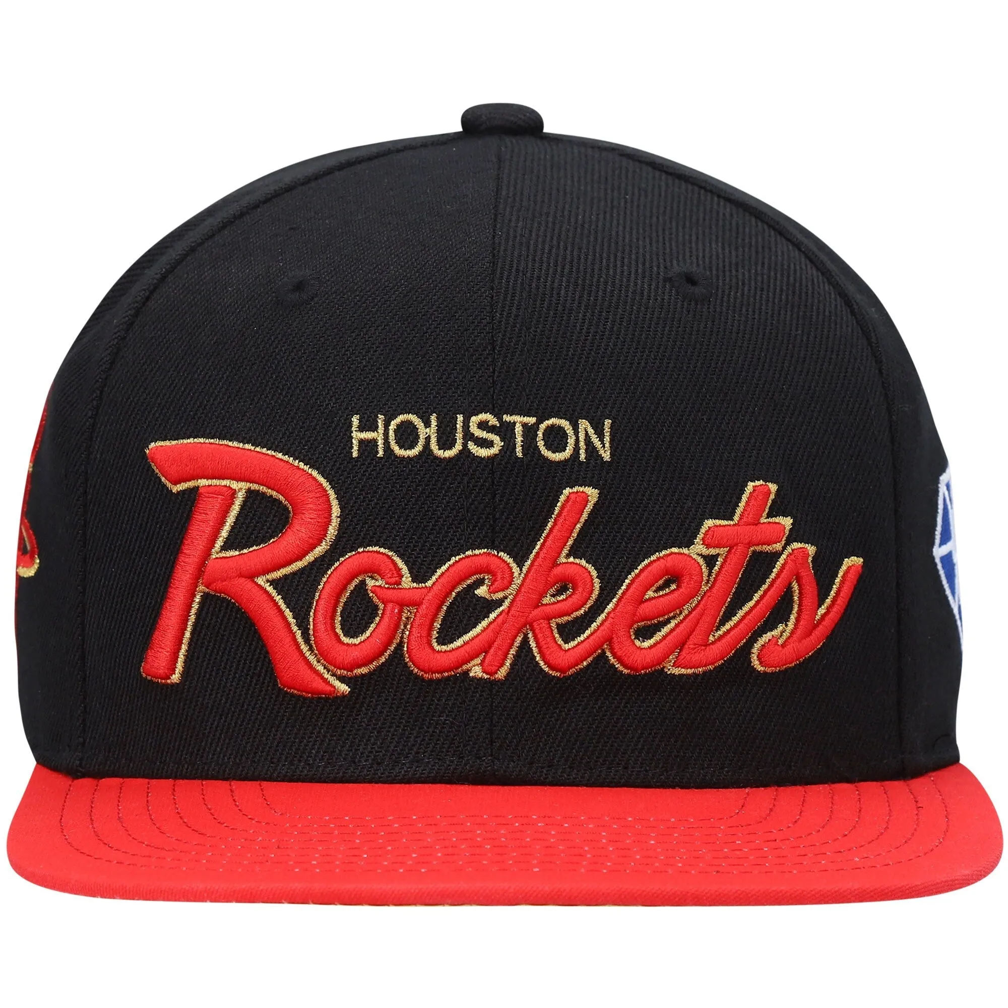 Mitchell & Ness Men's NBA 75Th Gold Snapback Rockets Snapback Caps sold by Zulily product image thumbnail 2