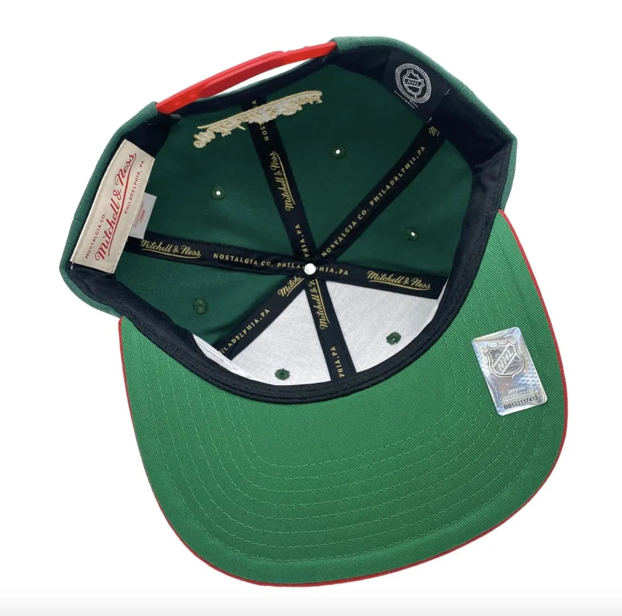 Mitchell & Ness Men's NHL 2 Tone Side Patch Snapback Wild Snapback Caps sold by Zulily product image thumbnail 5