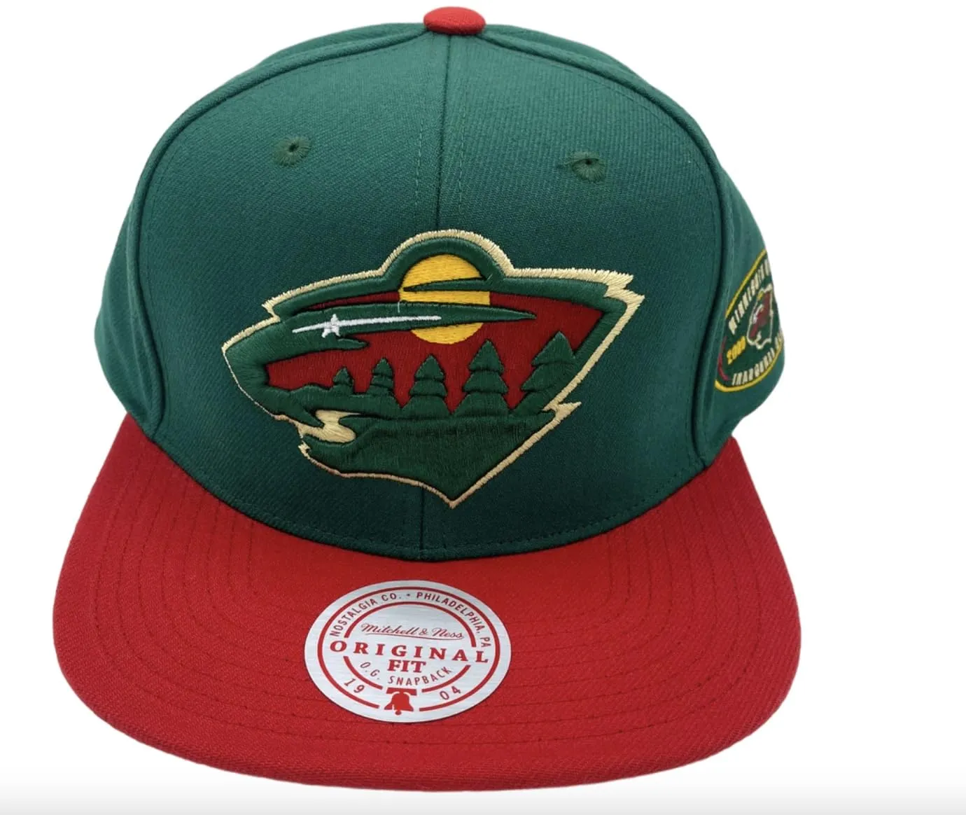Mitchell & Ness Men's NHL 2 Tone Side Patch Snapback Wild Snapback Caps sold by Zulily product image thumbnail 2