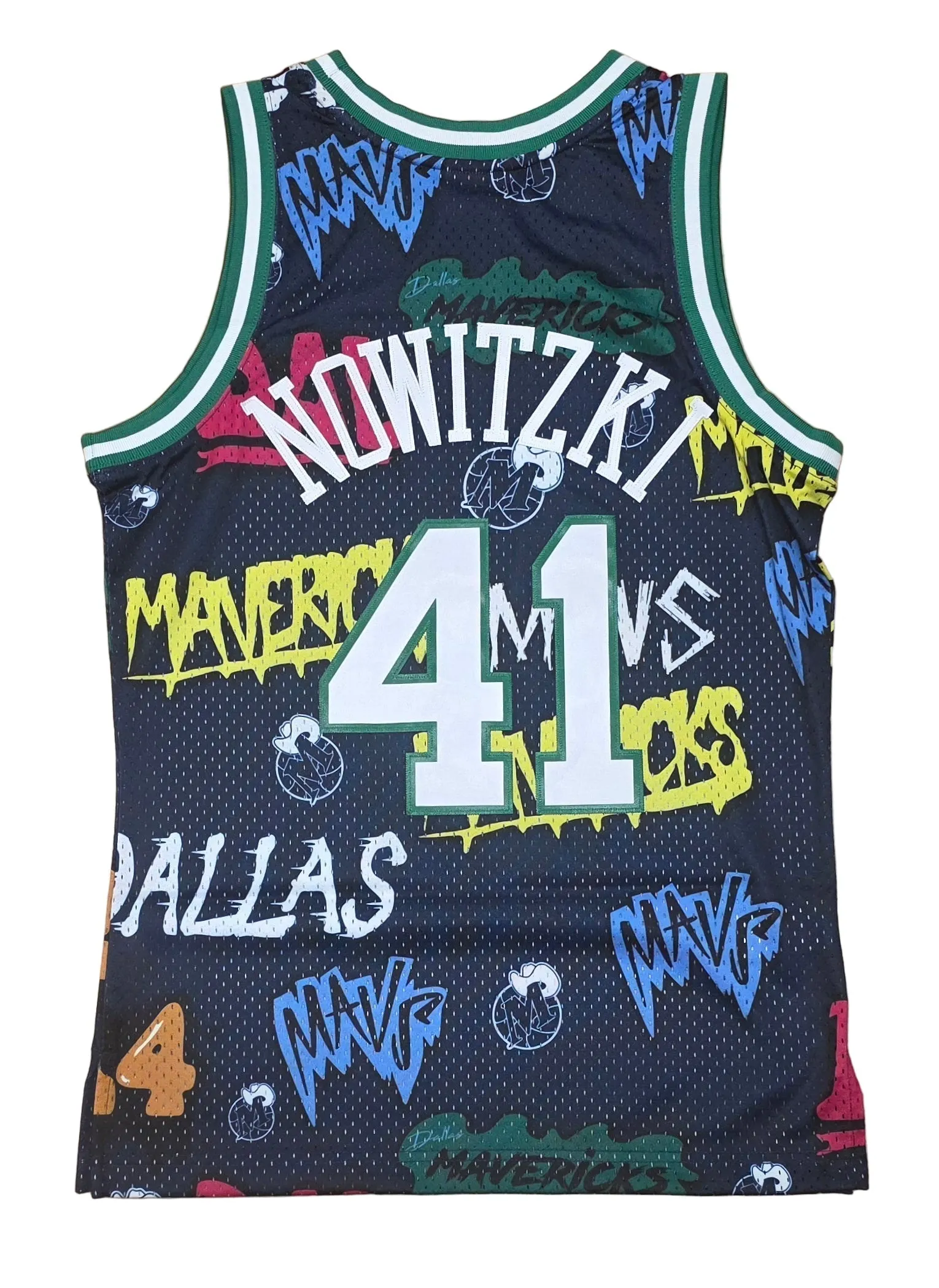 Mitchell & Ness Men's Slap Sticker Swingman Jersey Mavericks 1998 Dirk Nowitzki sold by Zulily product image thumbnail 2
