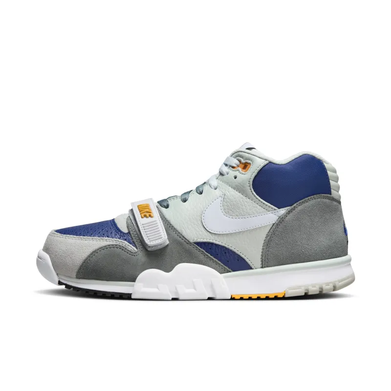 Nike Men's Air Trainer 1 Mid 'Split Light Silver Deep Royal' Sneakers sold by Zulily
