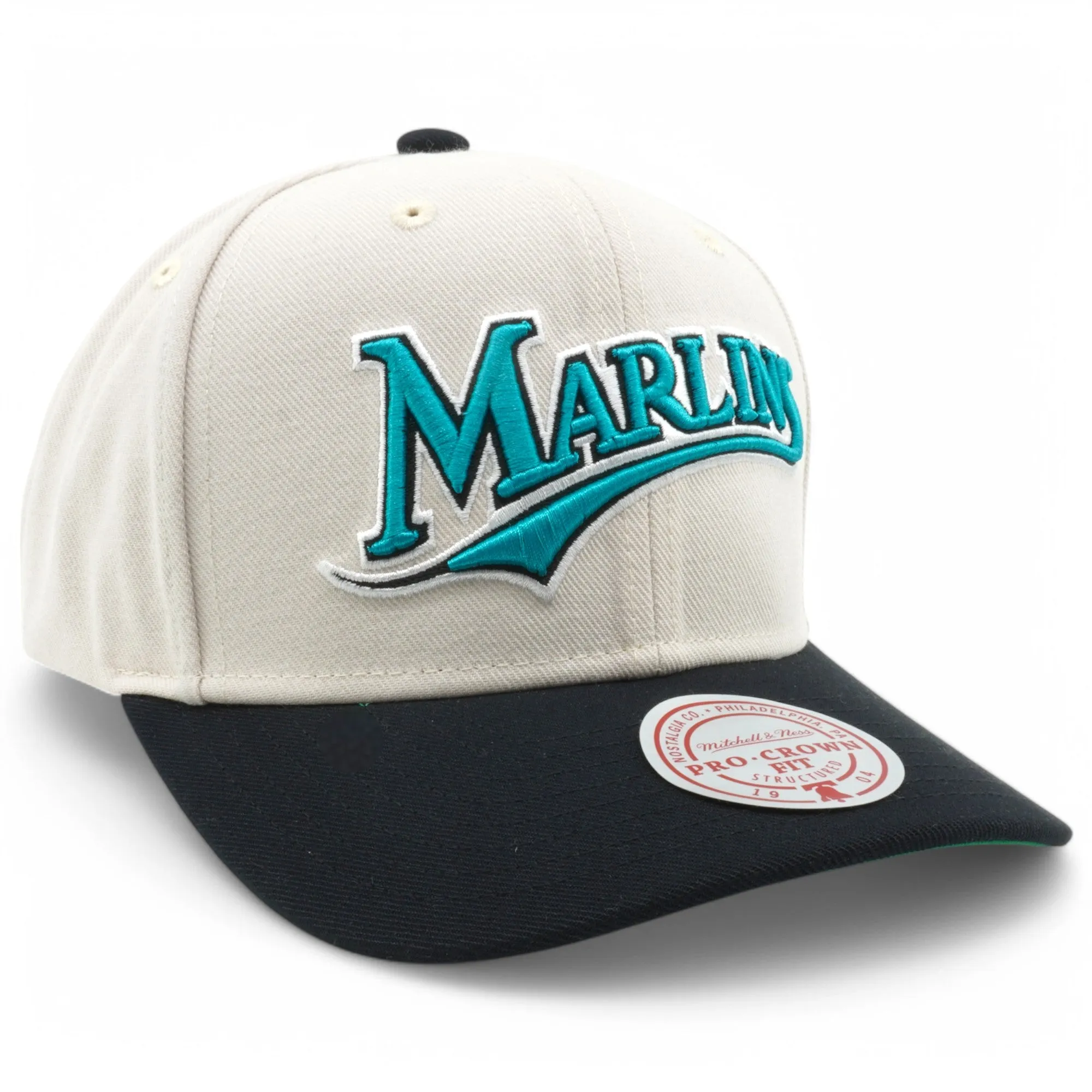 Mitchell & Ness Men's MLB Off Word Pro Snapback Coop Marlins Snapback Caps sold by Zulily product image thumbnail 3