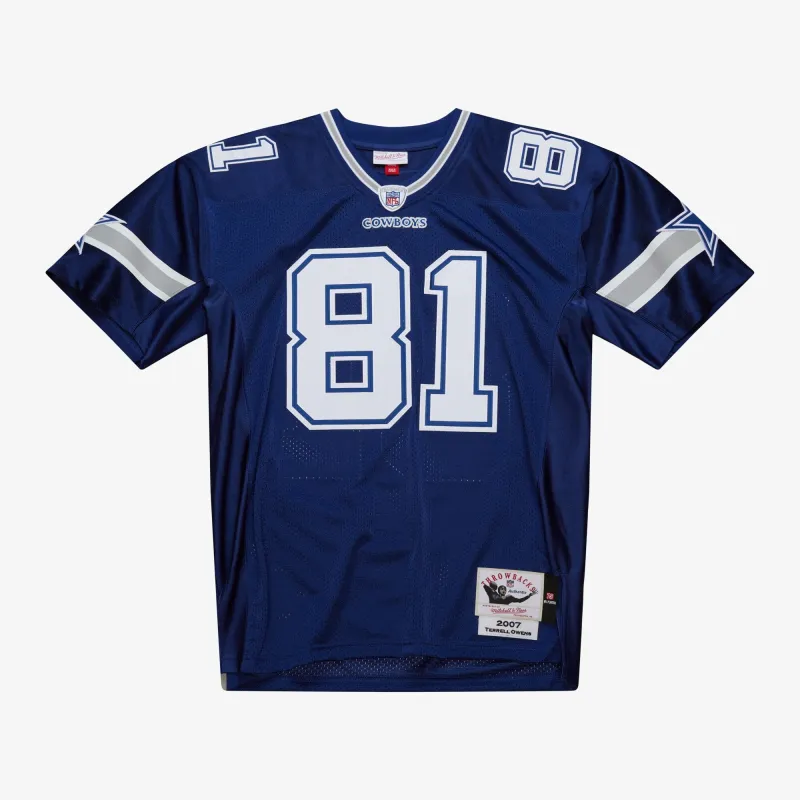 Mitchell & Ness Men's NFL Dark Jersey Cowboys 2007 Terrell Owens sold by Zulily