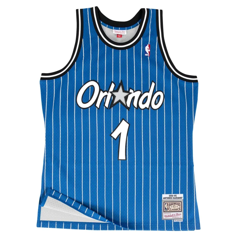 Mitchell & Ness Men's NBA Swingman Road Jersey Magic 94 Anfernee Hardaway made by Zulily