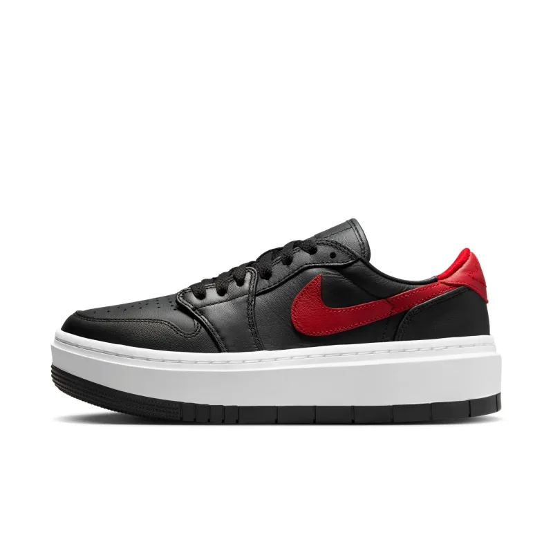 Air Jordan Women's Retro 1 Elevate Low W 'Black Gym Red White' Sneakers sold by Zulily
