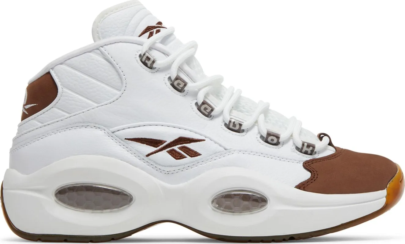 Reebok Men's Question Mid 'Mocha Toe' Sneakers sold by Zulily