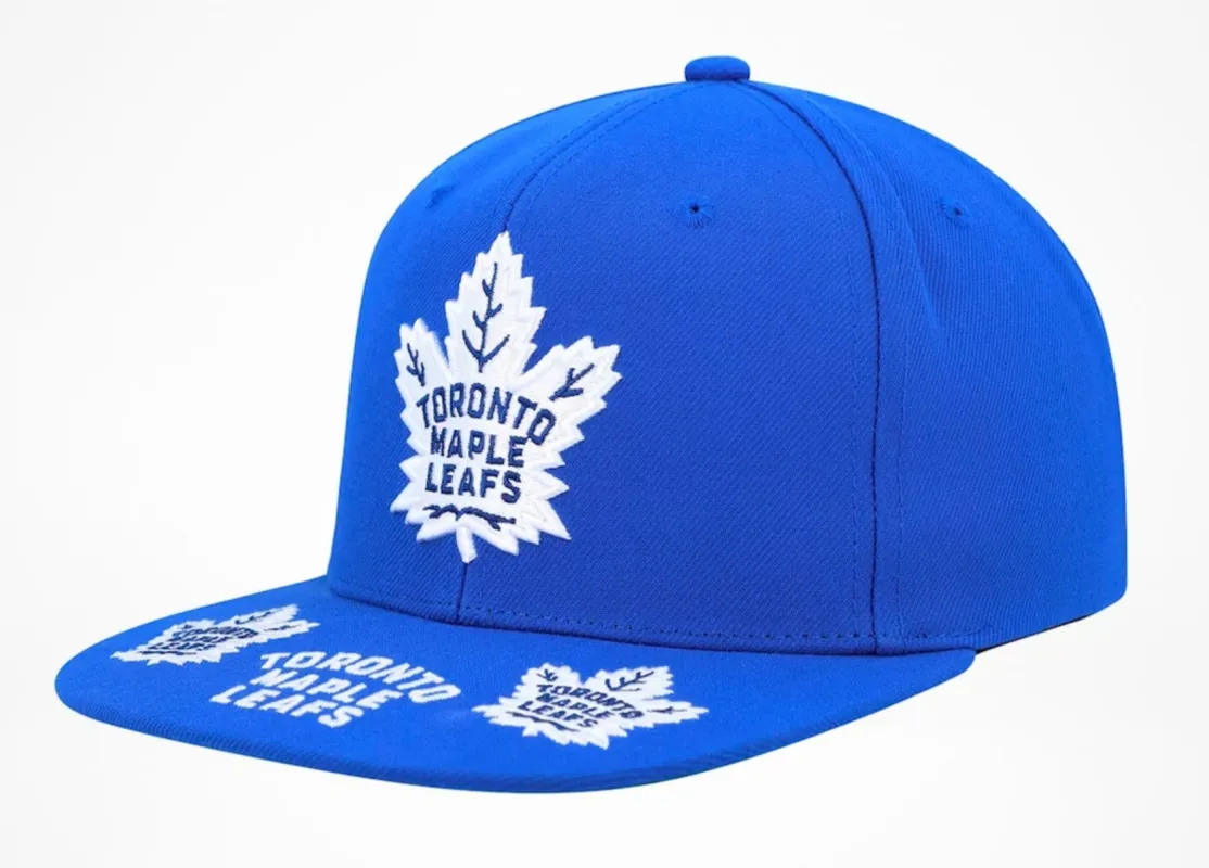 Mitchell & Ness Men's NHL Vintage Hat Trick Snapback Maple Leafs Hats sold by Zulily