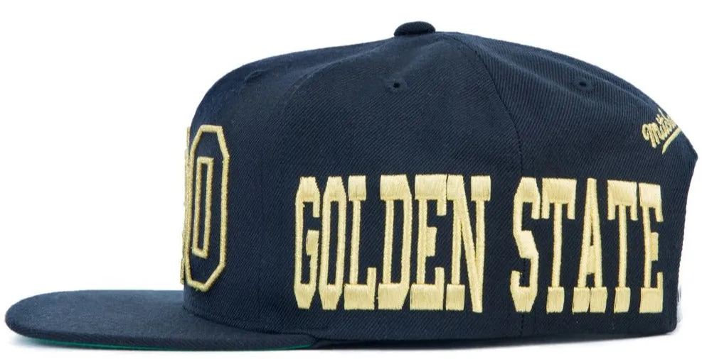 Mitchell & Ness Men's NBA Golden State Warriors Gold Oaktown Snapback sold by Zulily product image thumbnail 2