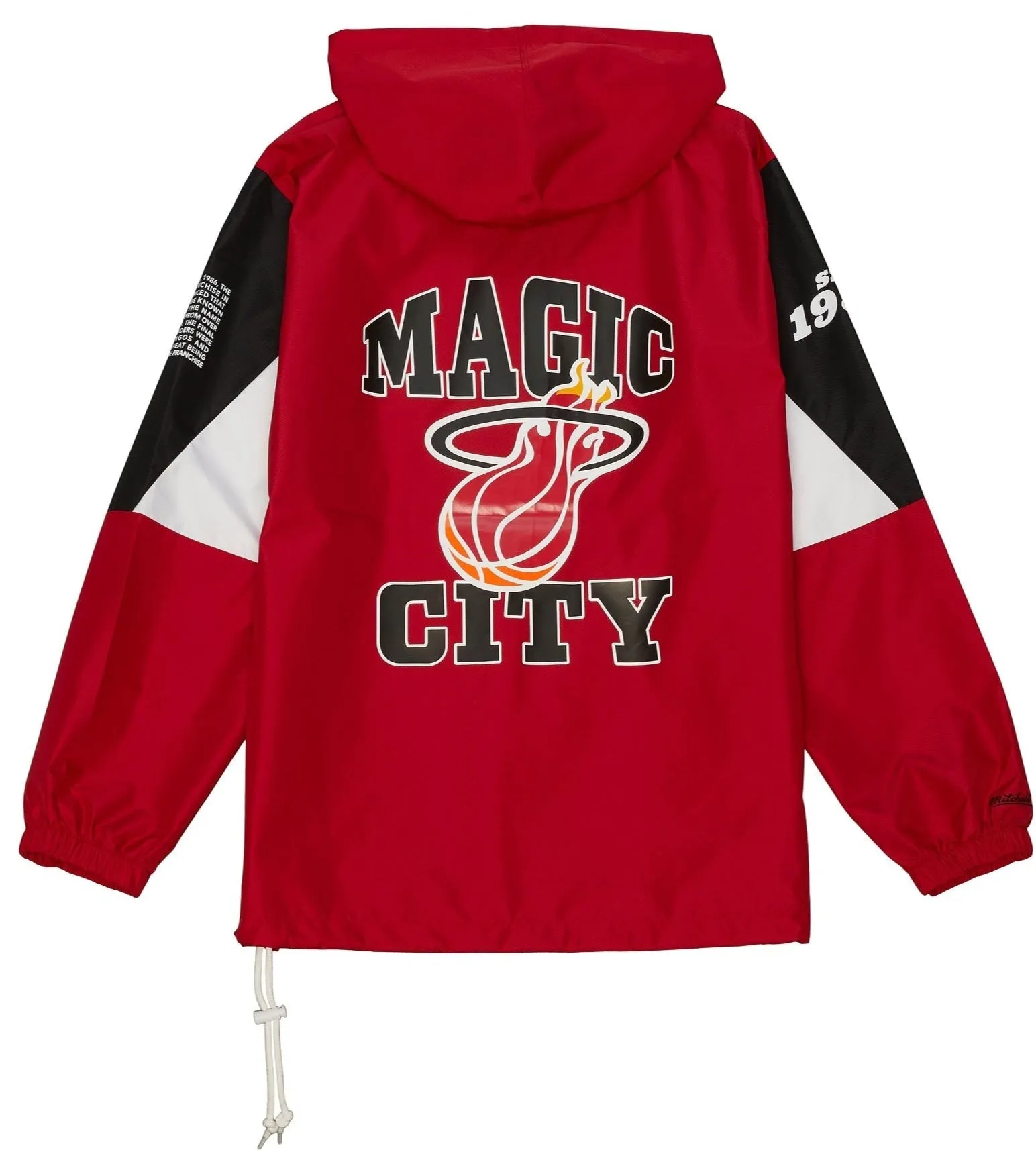 Mitchell & Ness Men's NBA Team Origins Pullover Anorak Heat sold by Zulily product image thumbnail 2