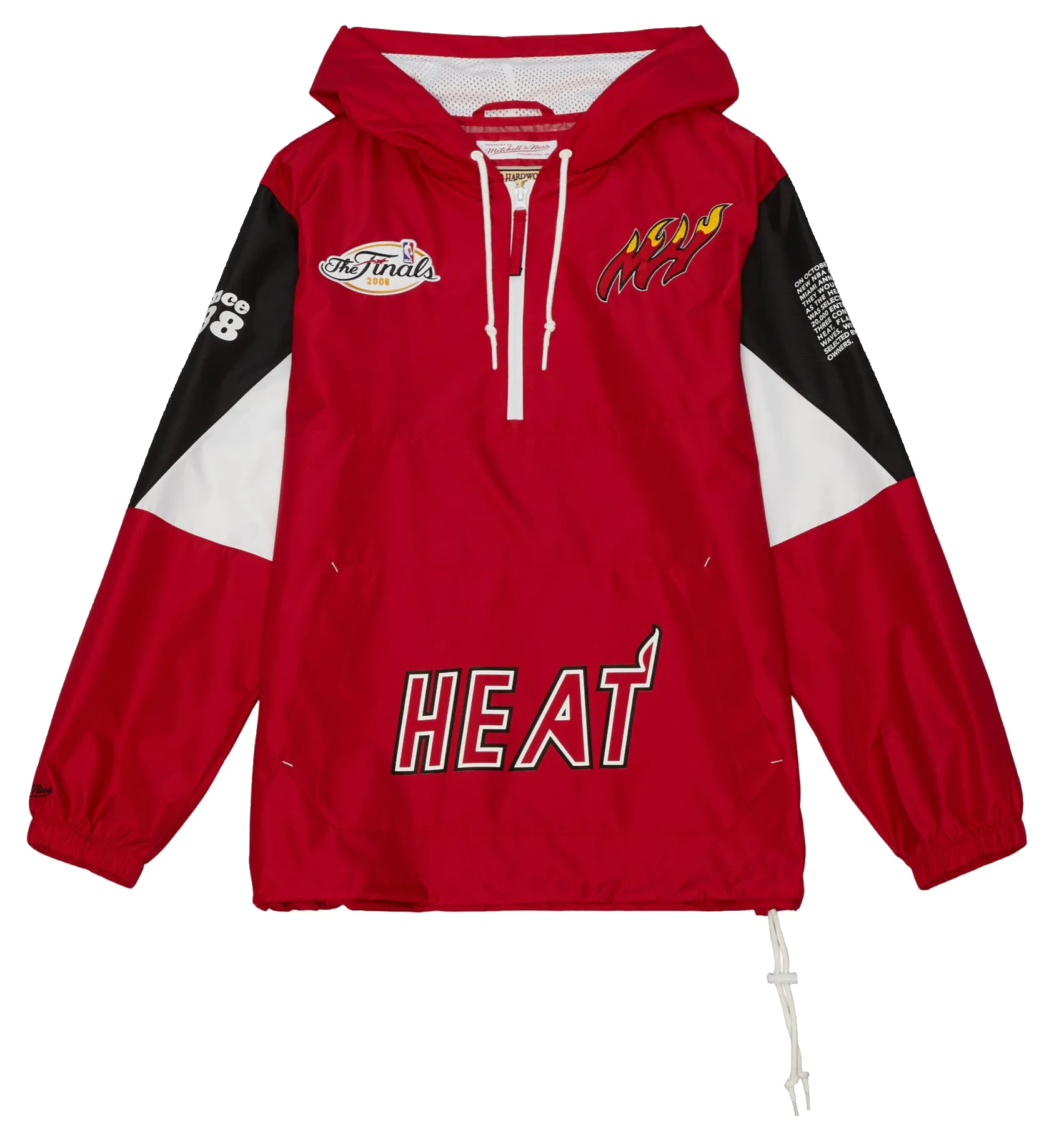 Mitchell & Ness Men's NBA Team Origins Pullover Anorak Heat sold by Zulily